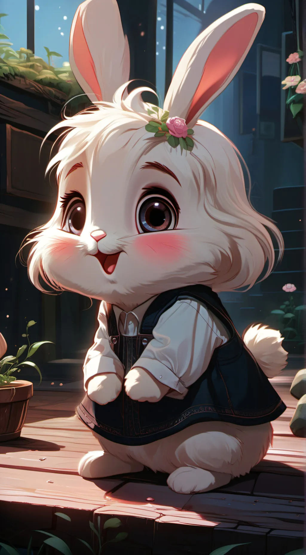 ai character: Cinnabun background