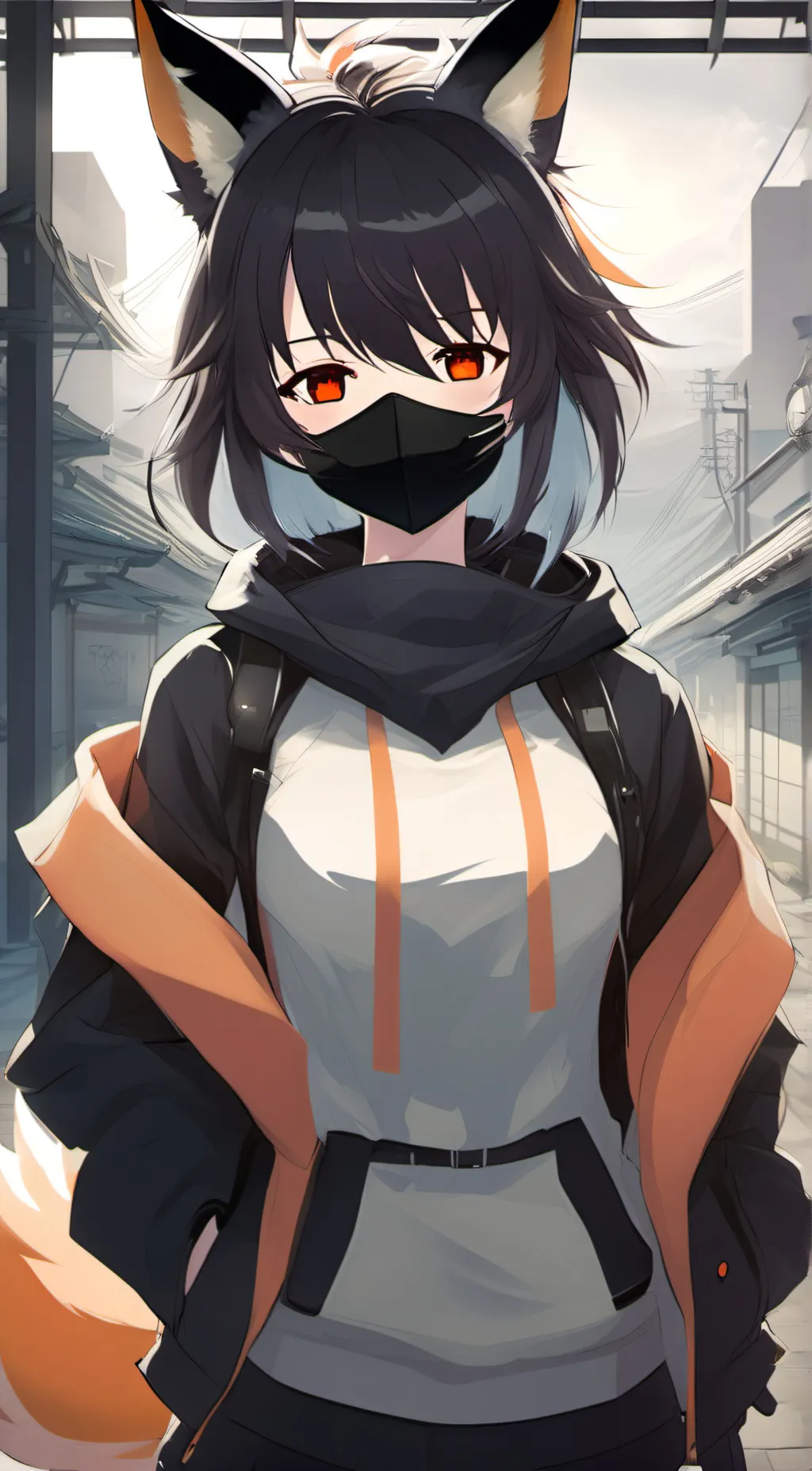 ai character: Victoria (fox) background