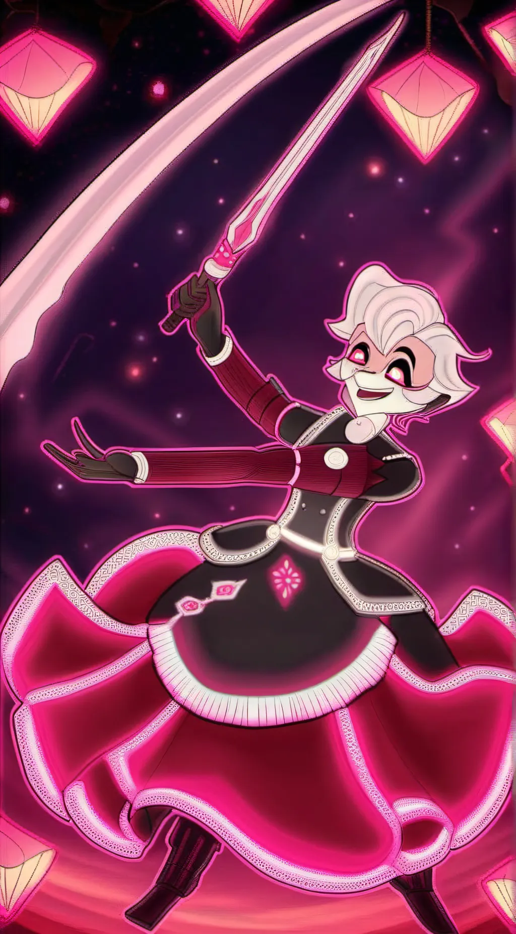 ai character: Angeldust  background