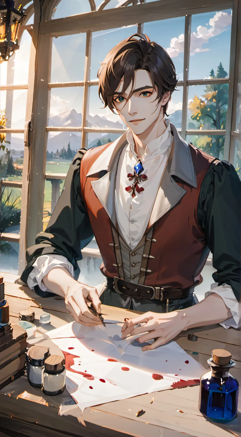 ai character: Galen background