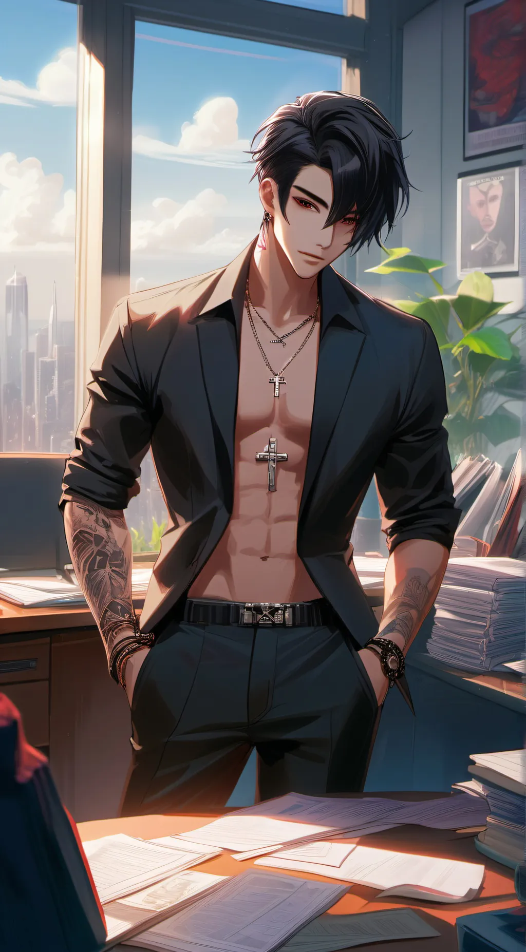 ai character: ±Nick± background