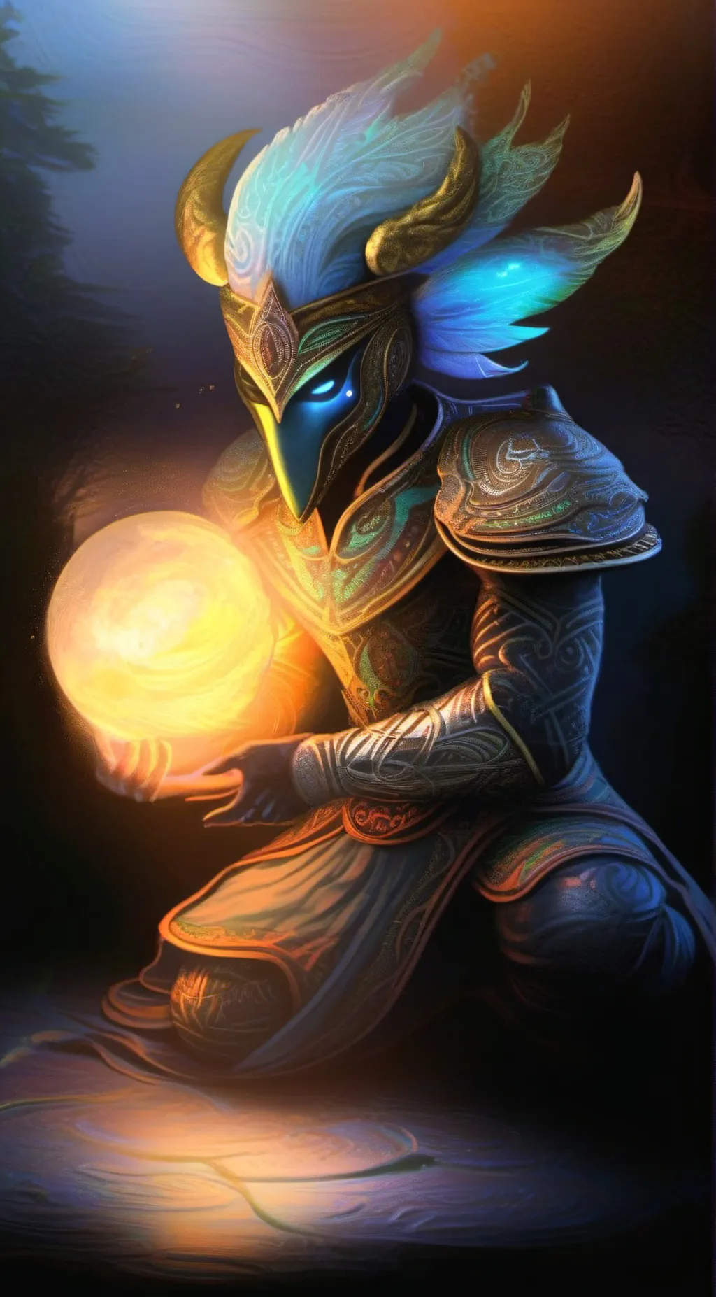 ai character: King Star background