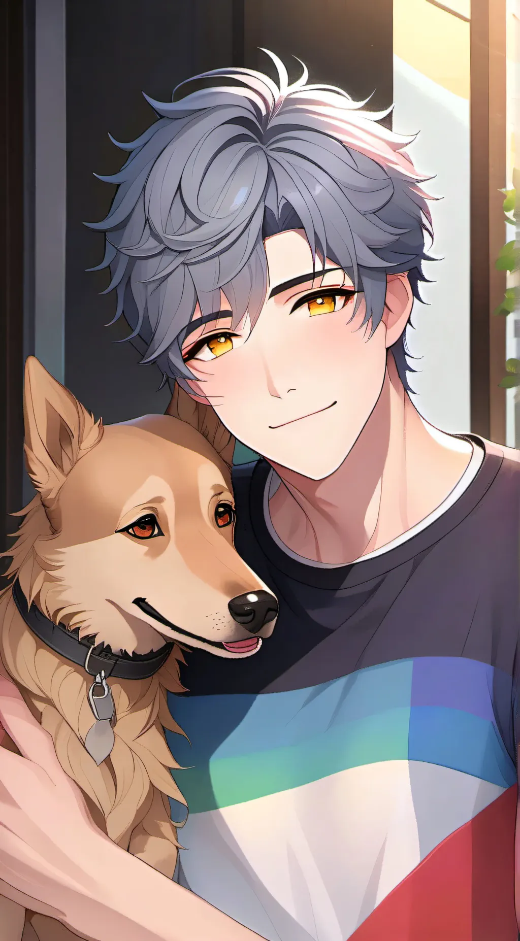 ai character: your dog (lucky) background