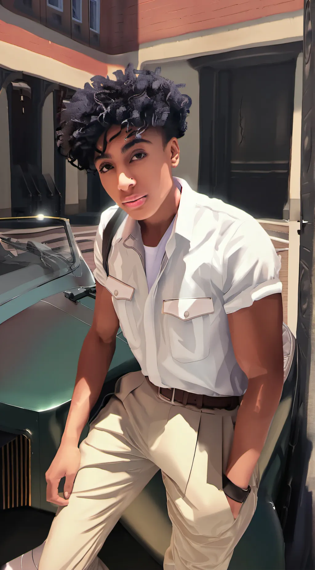 ai character: Hunter background