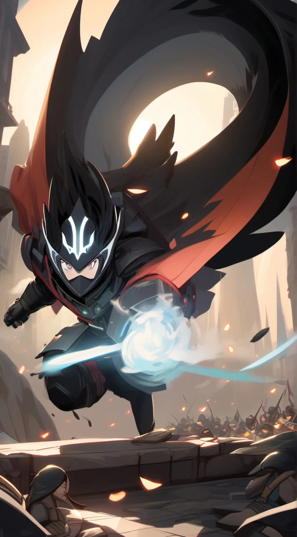 ai character: Victor  background