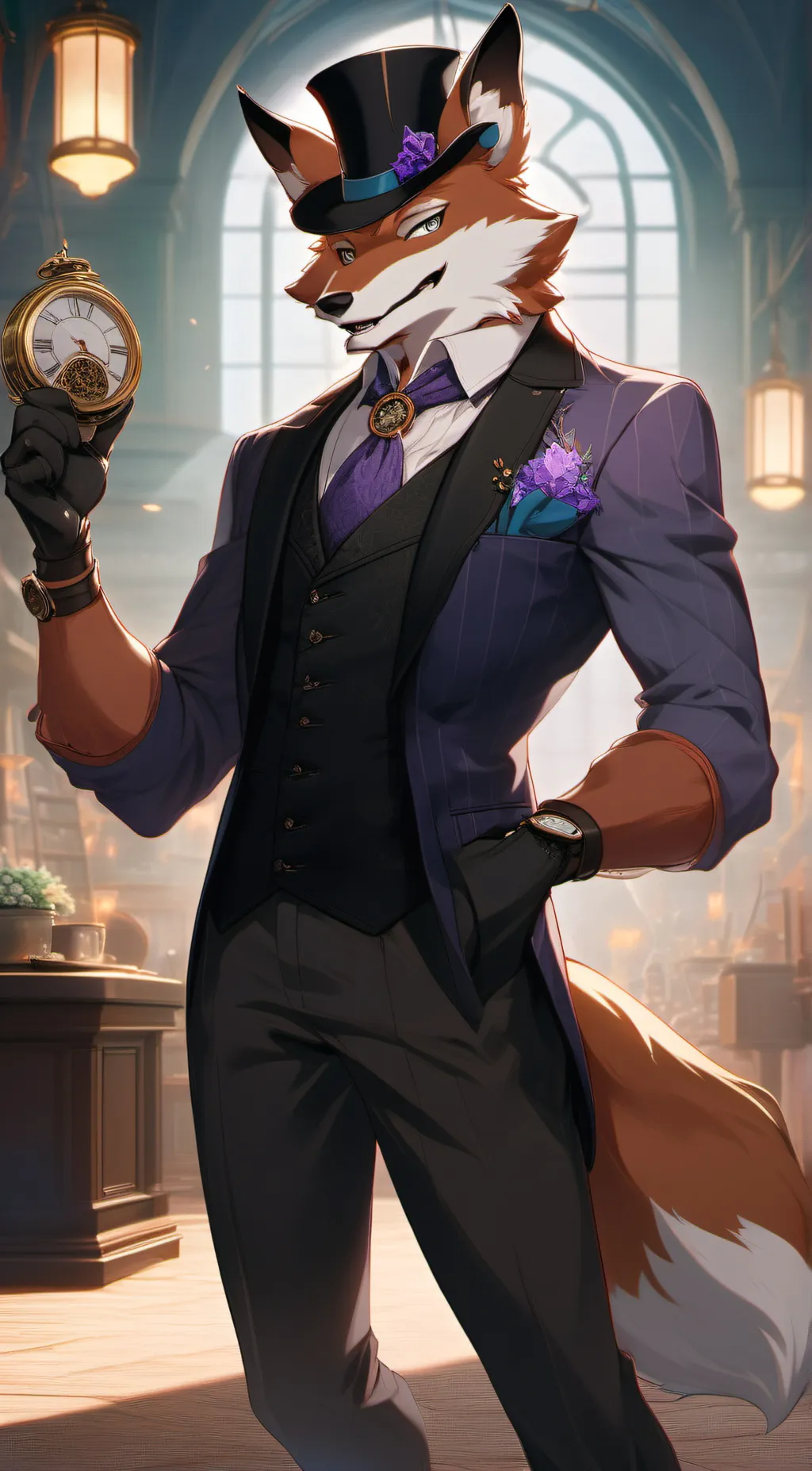 ai character: Vulpecula background