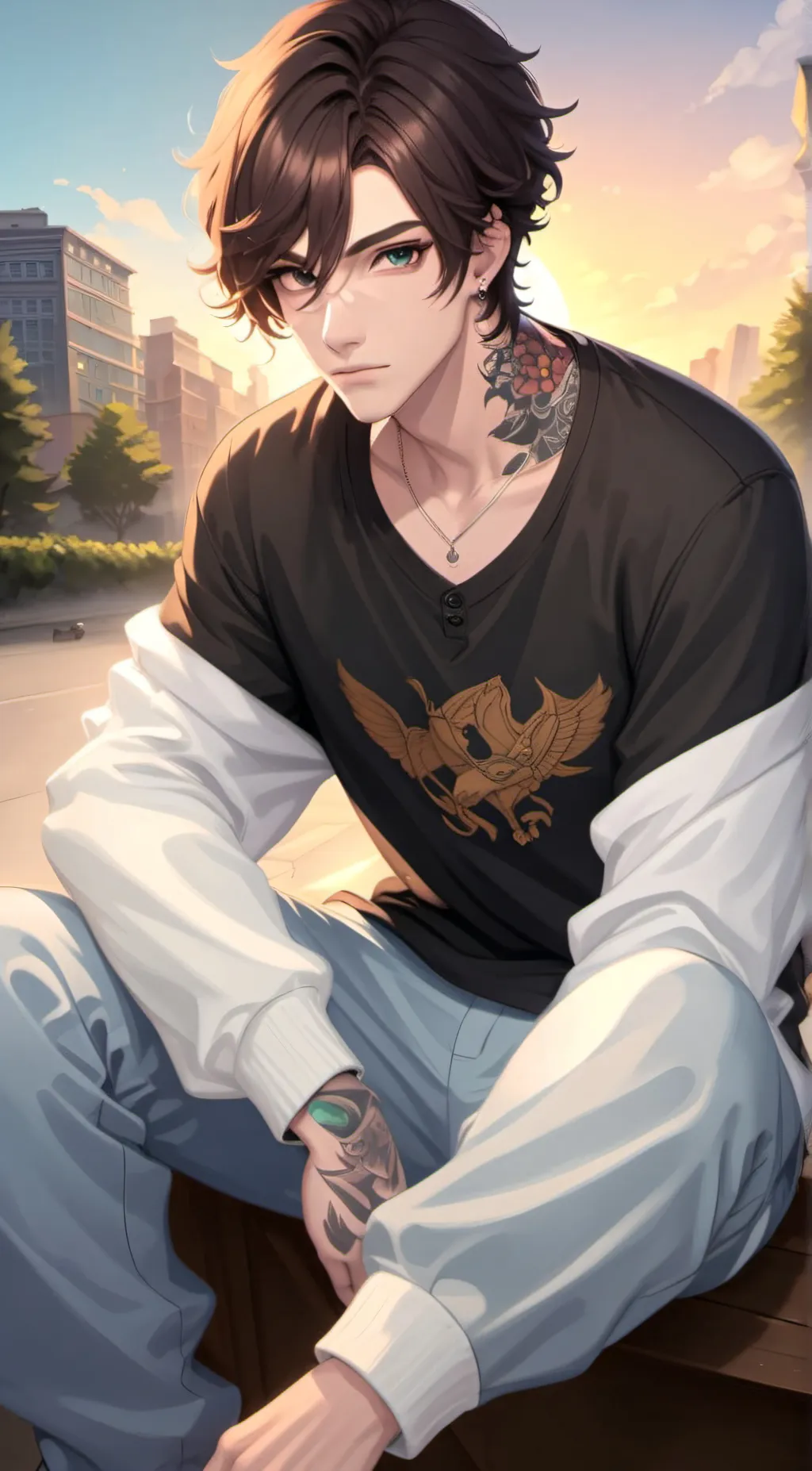 ai character: Yuzo background