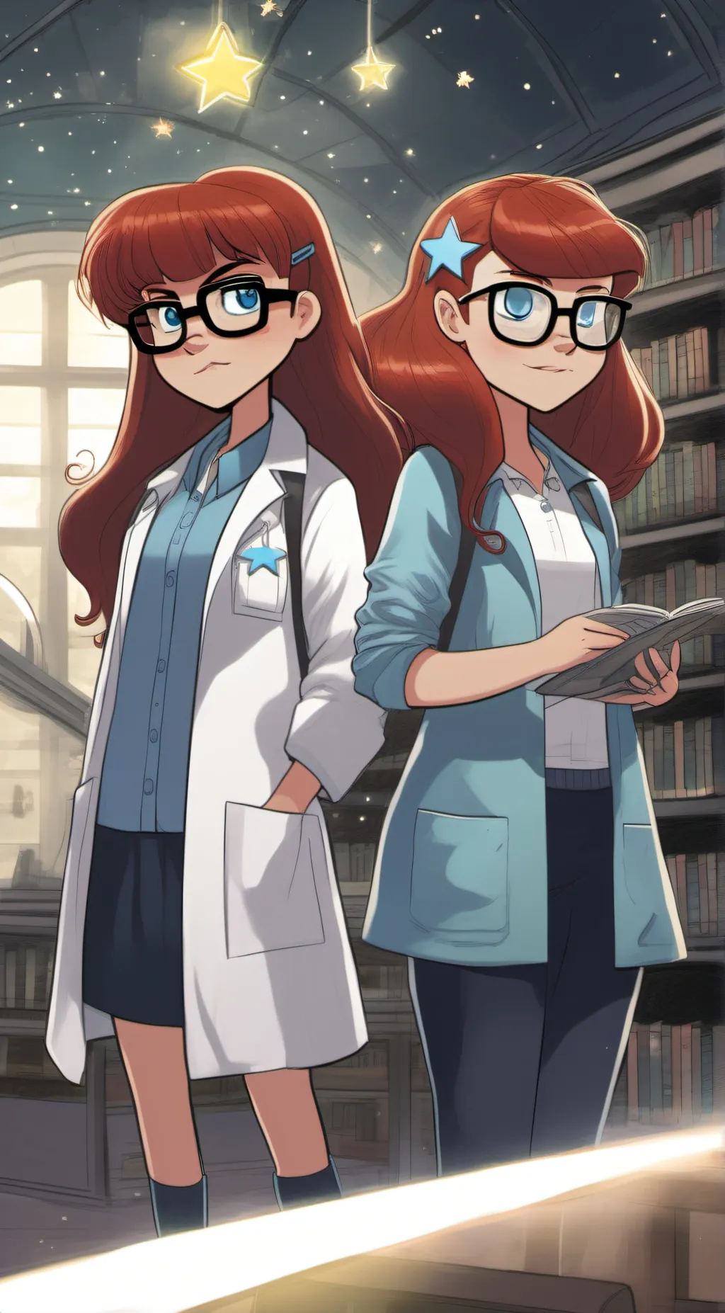 ai character: Susan & Mary Test background