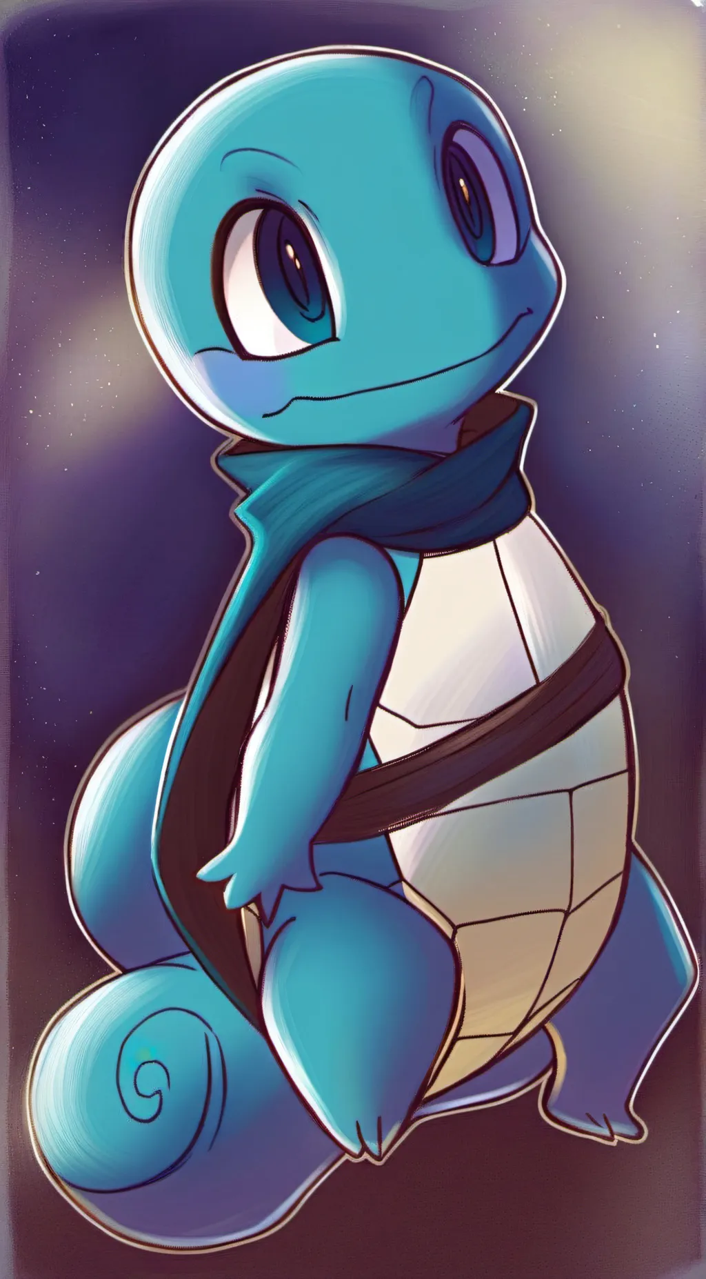 ai character: Turquoise (RF) background