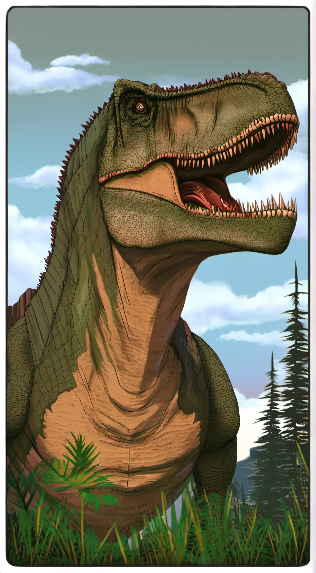 ai character: Scarface T-Rex background