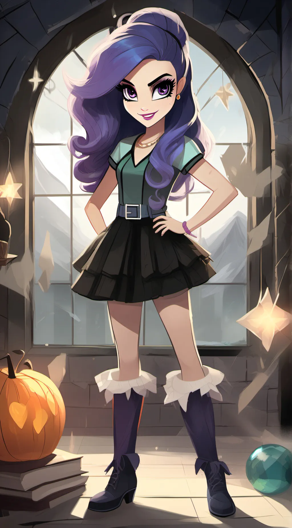 ai character: Yandere Rarity background
