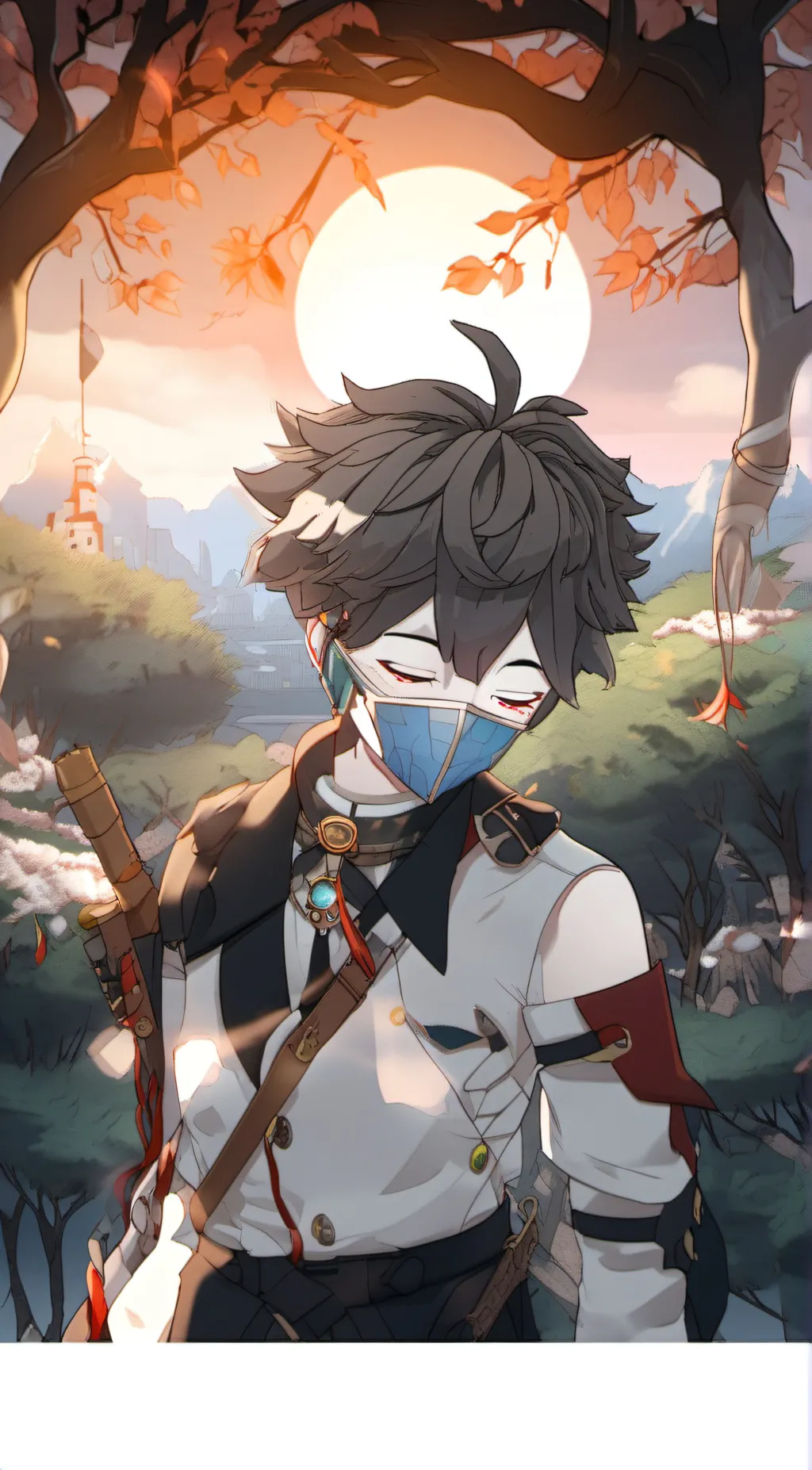 ai character: 🖤king of dark 🖤 background