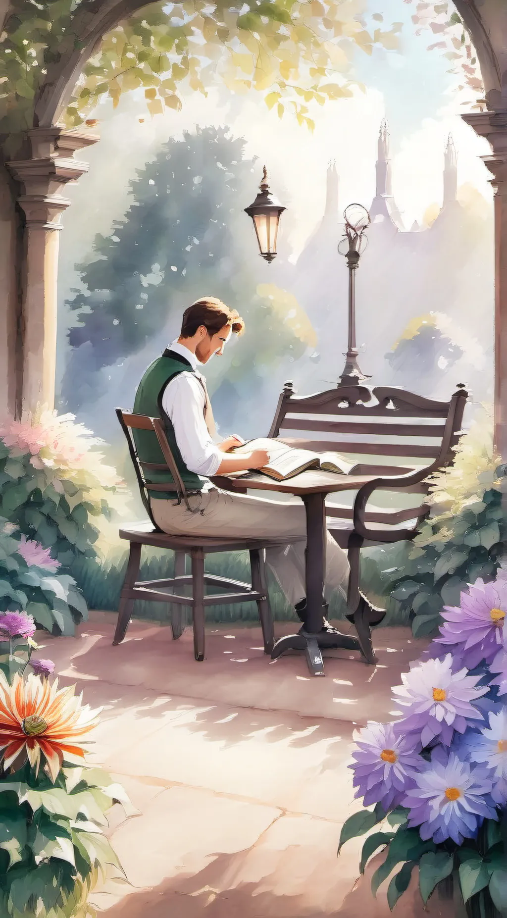 ai character: David  background