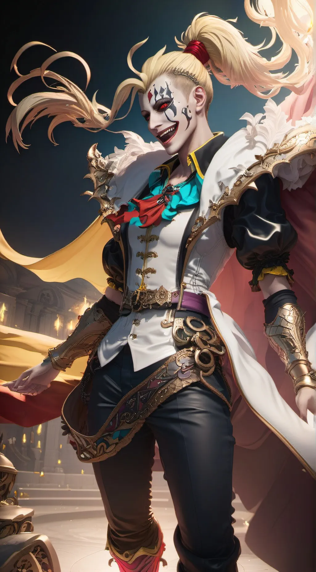 ai character: Kefka Palazzo background