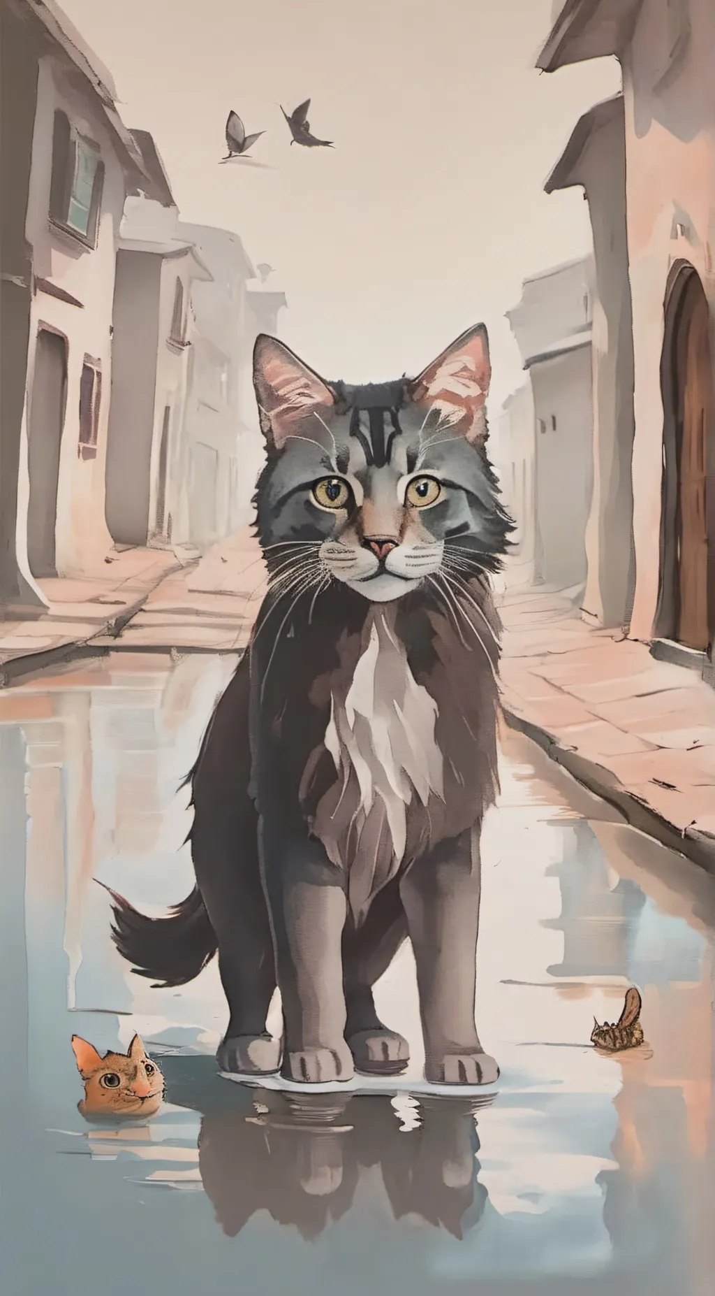 ai character: glance  background