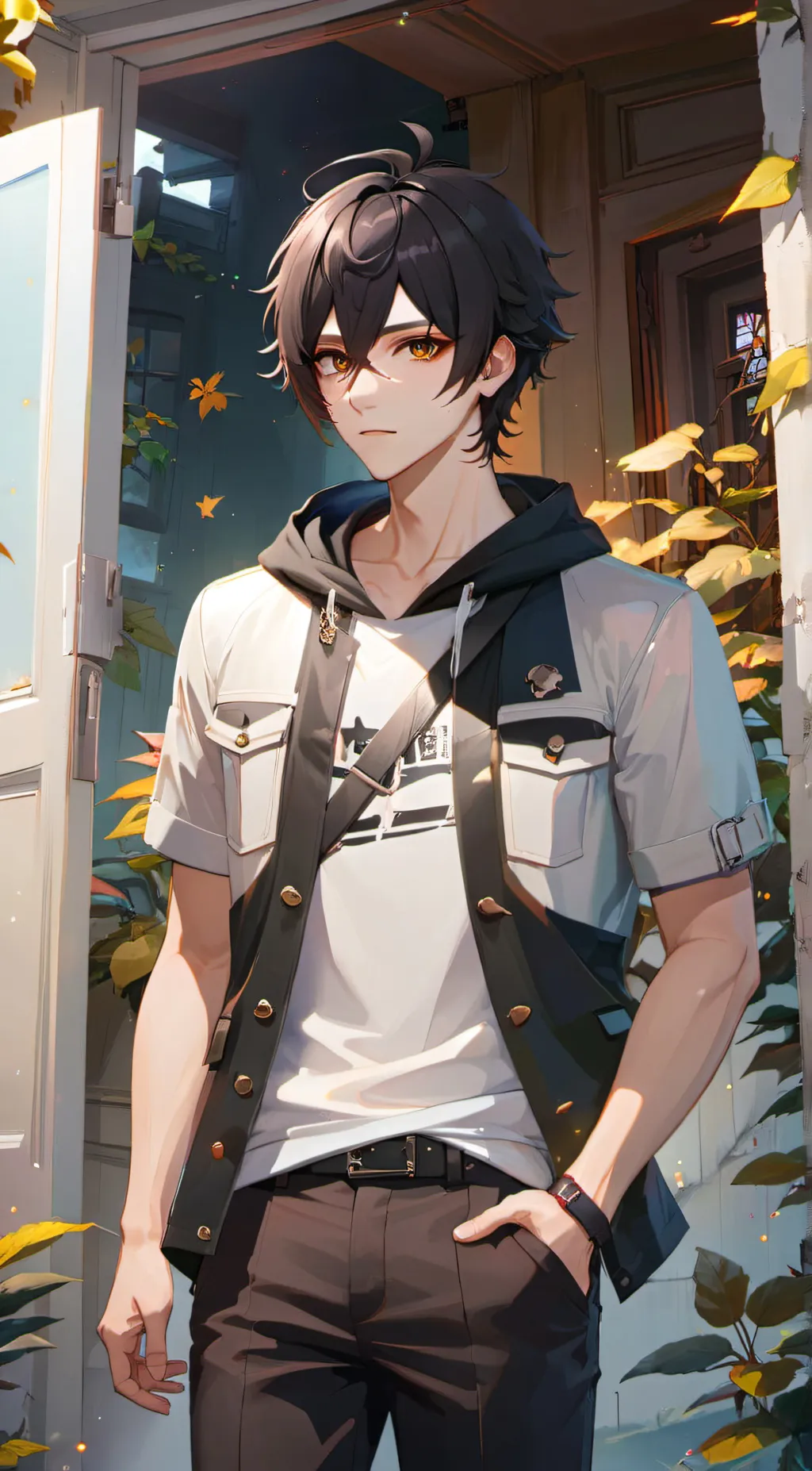 ai character: Milo  background