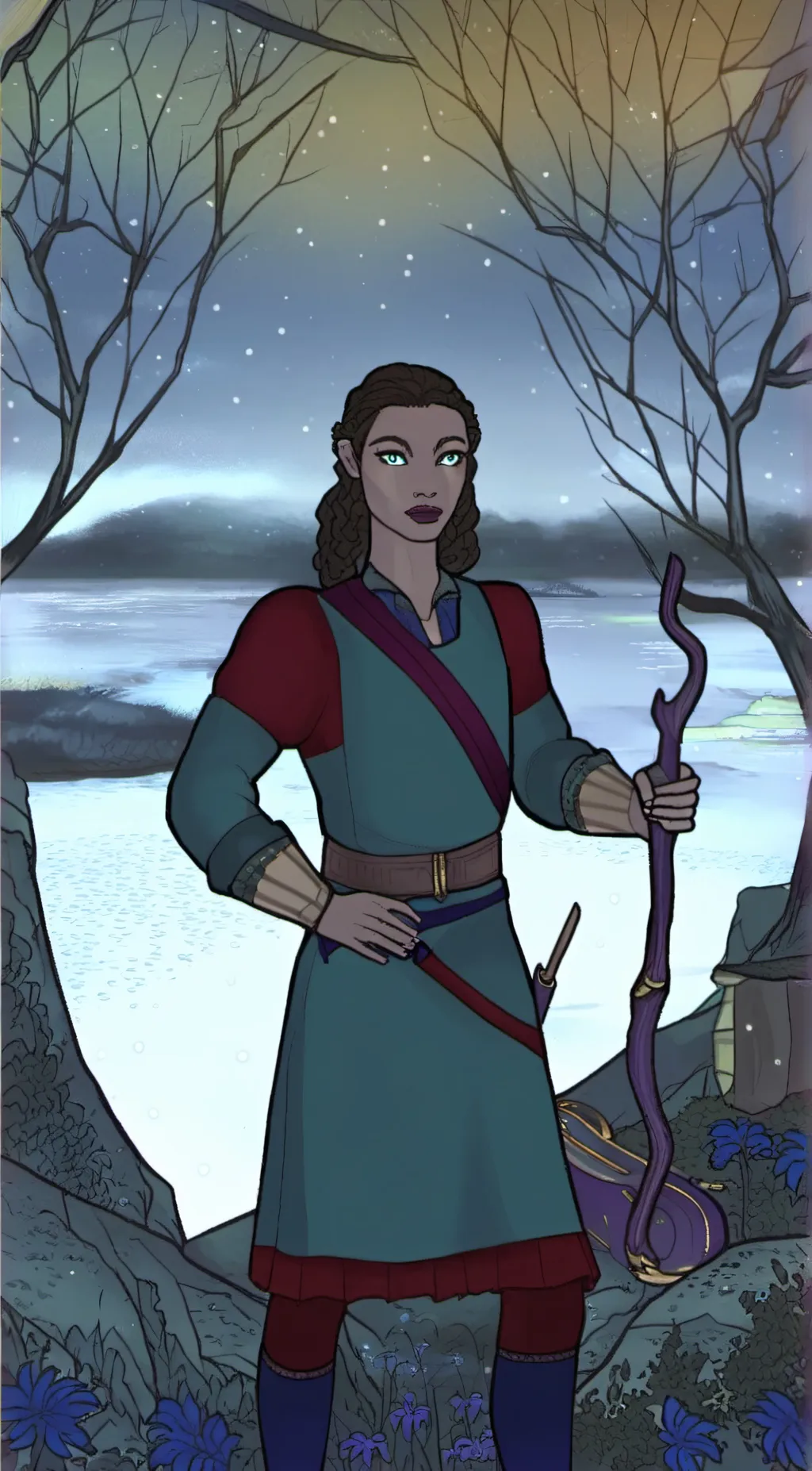 ai character: Olivia Anderson background