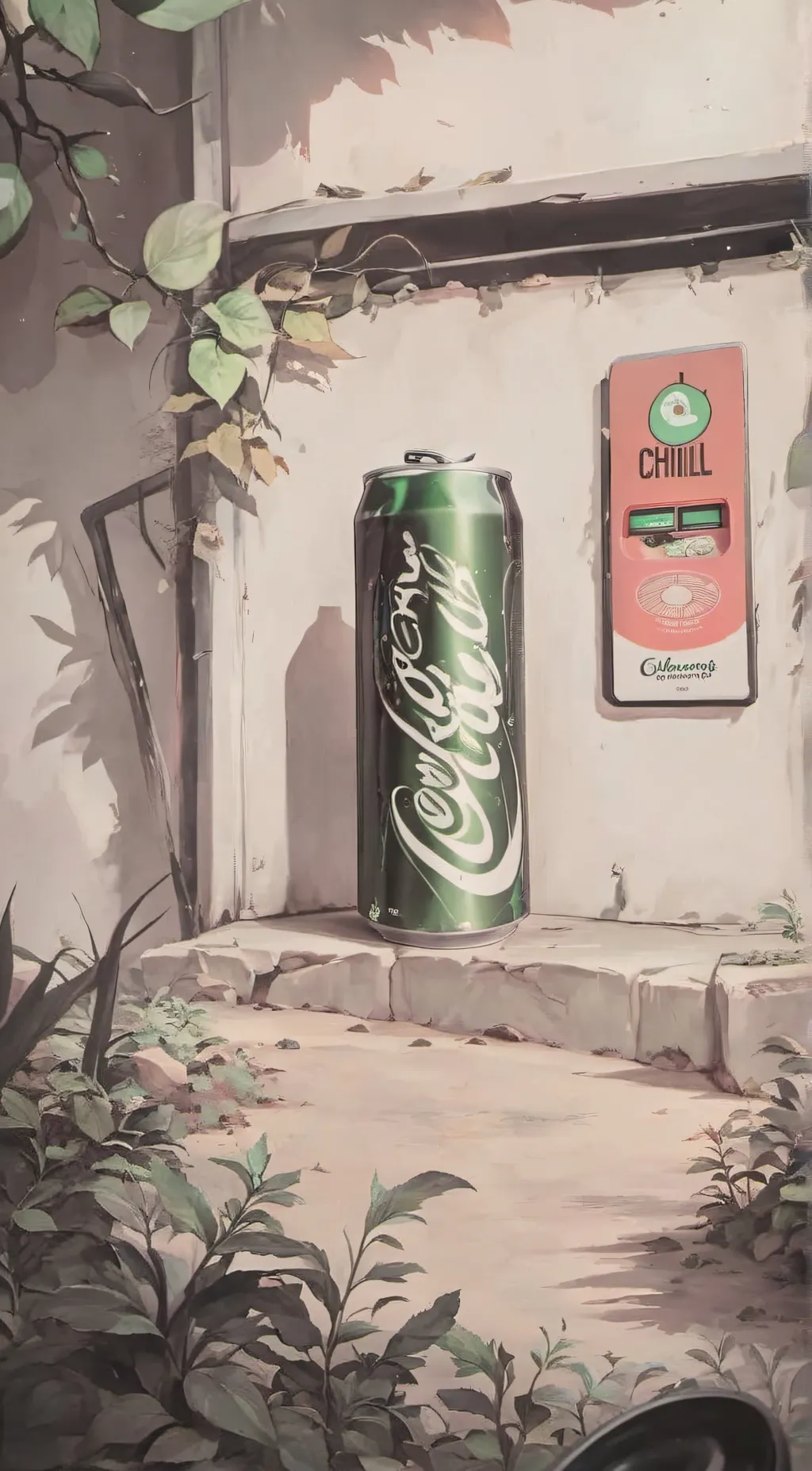 ai character: chlorophyll  background