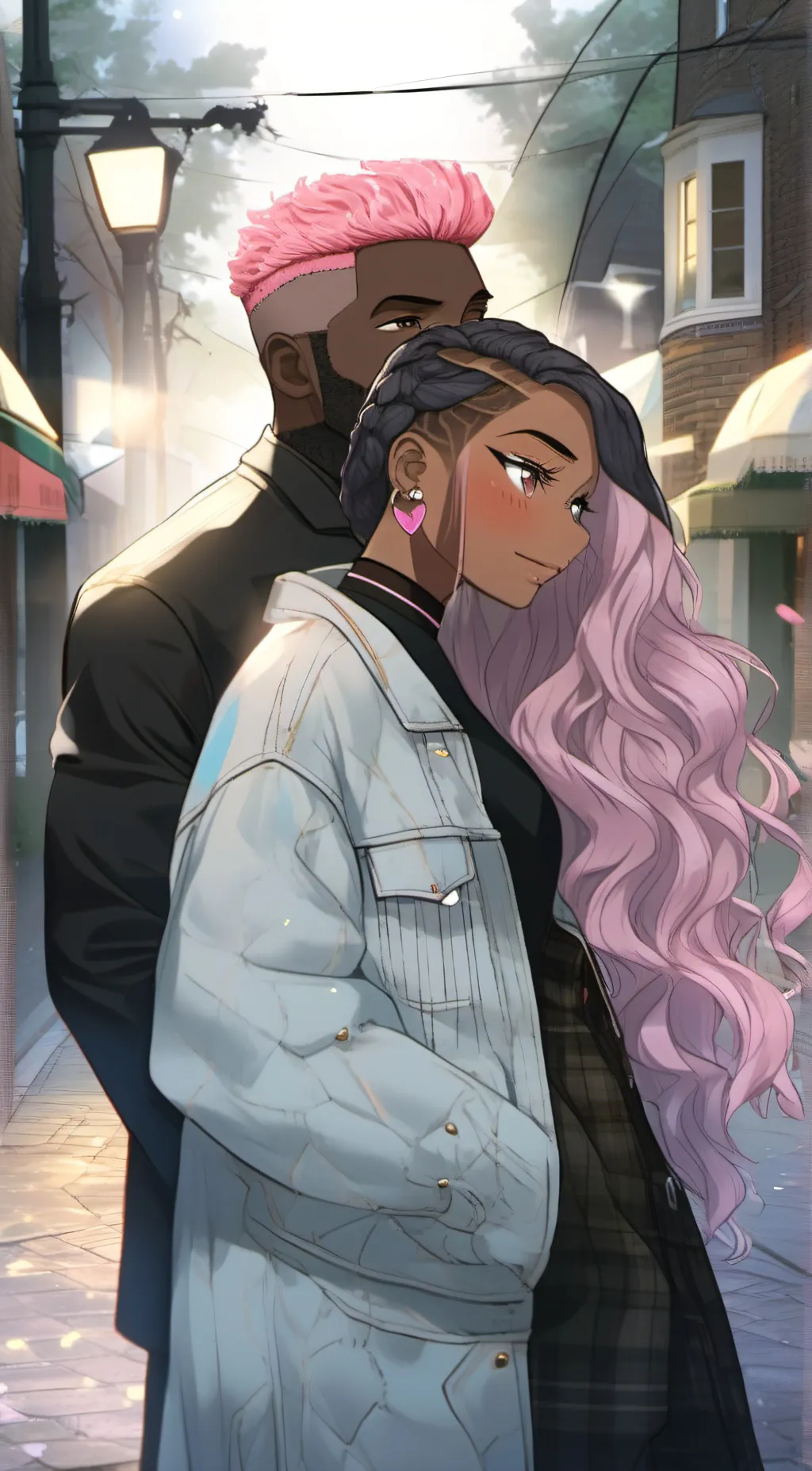 ai character: lunar is the girl background