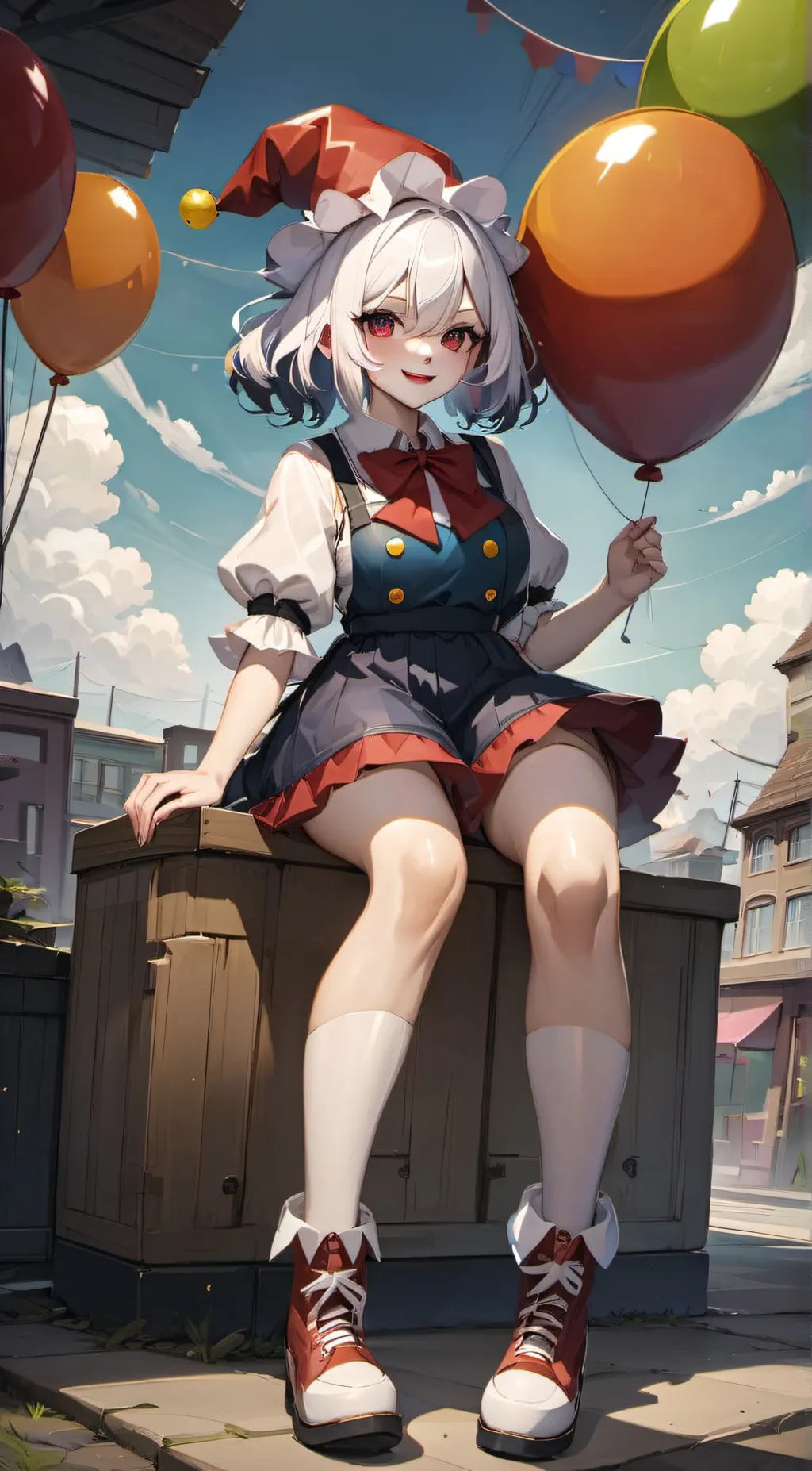 ai character: pomni background