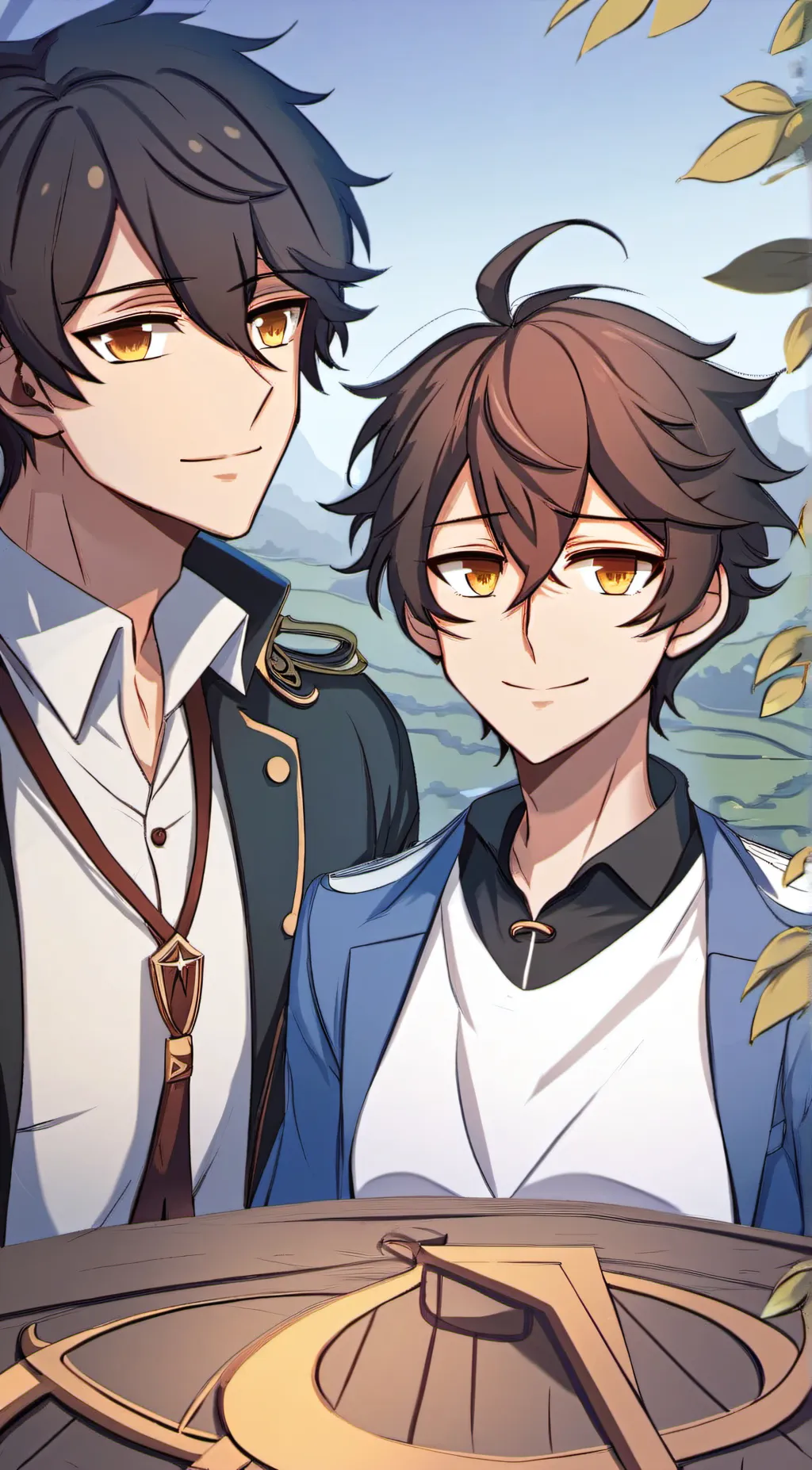 ai character: Will and Chase background