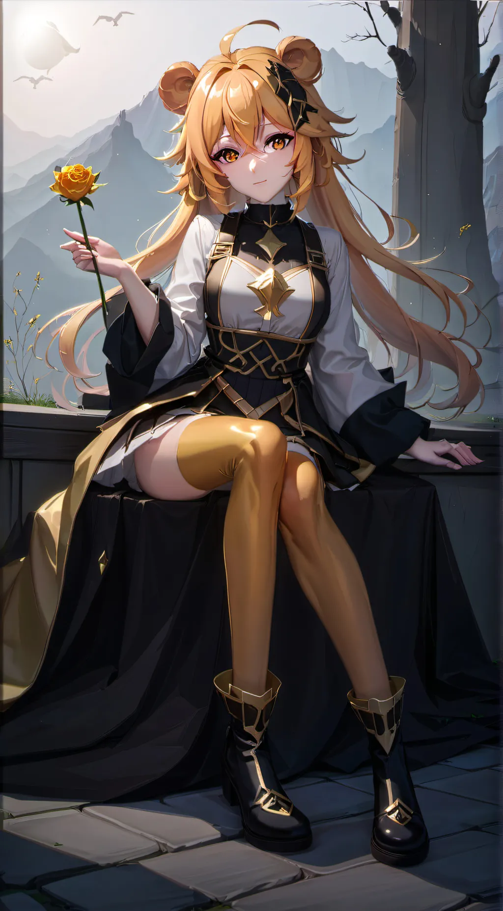 ai character: leo background