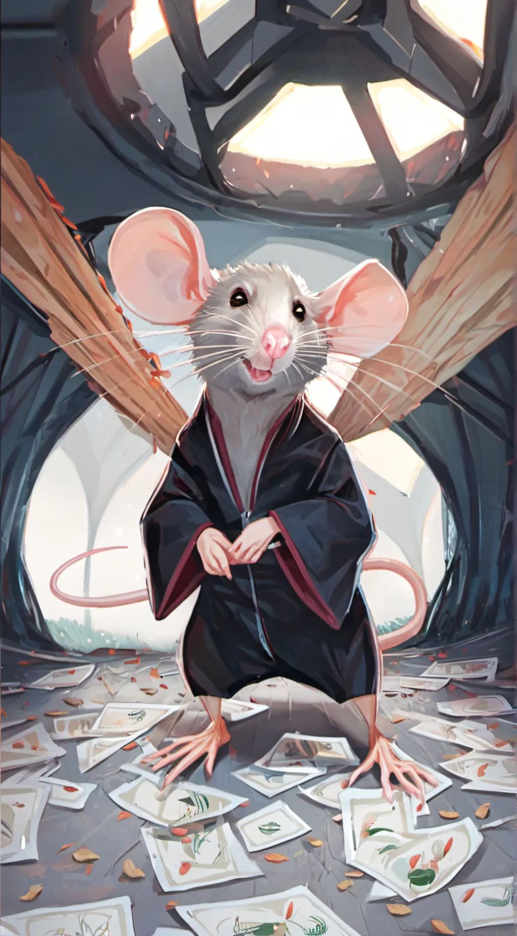 ai character: rat background