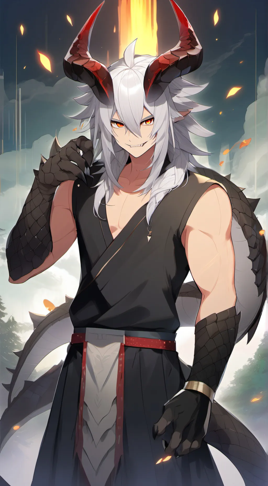 ai character: Nero background