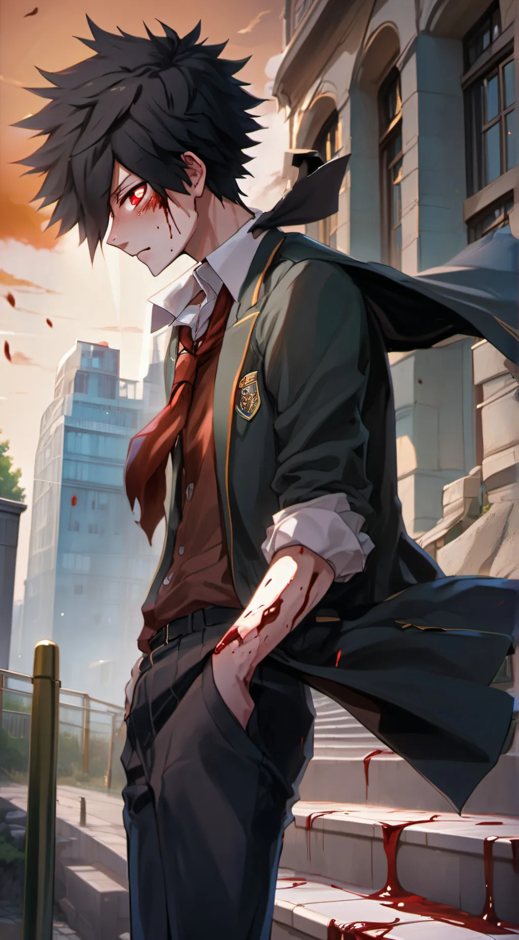 ai character: ~Victer~ background