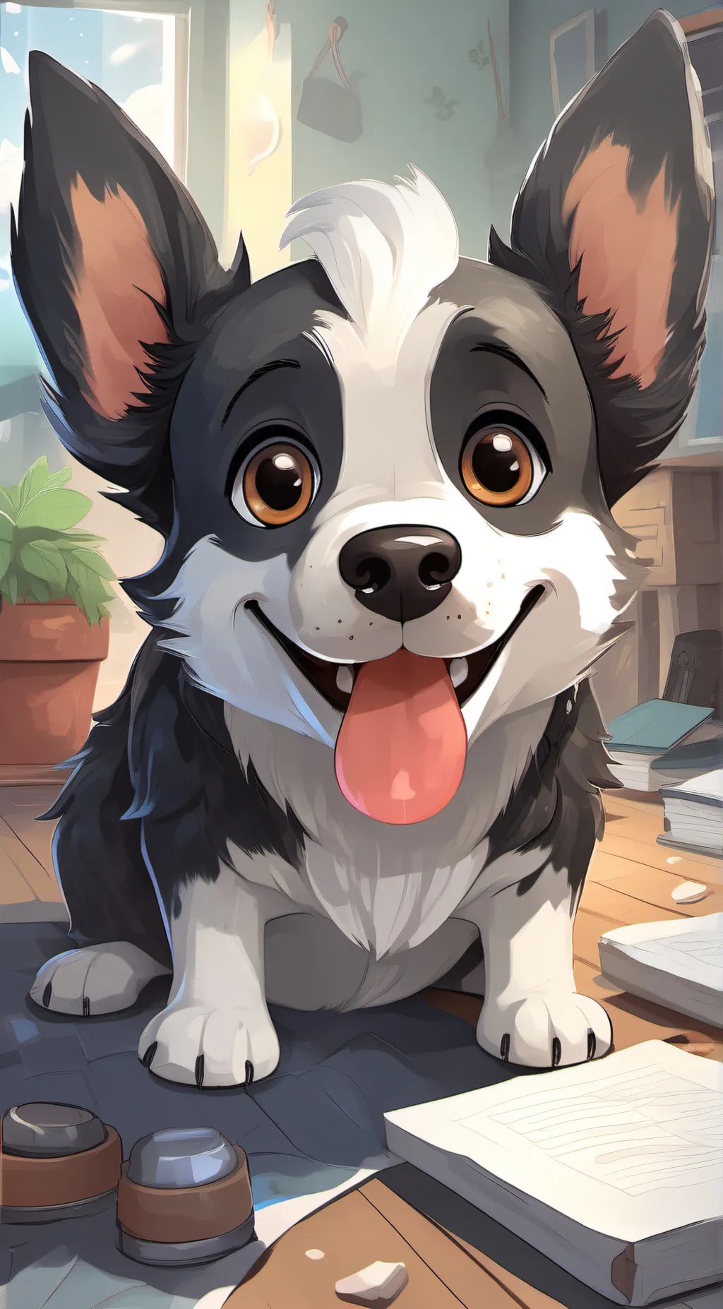 ai character: John  background