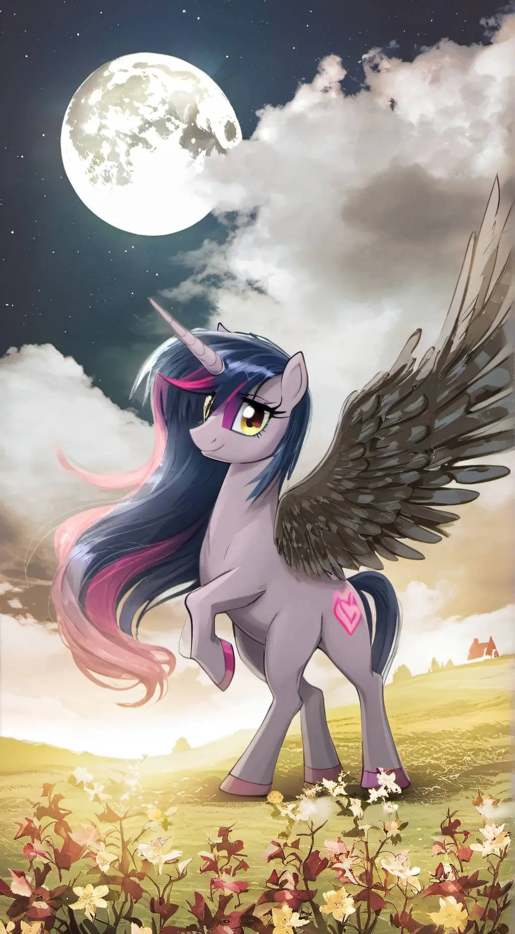 ai character: samanthsparkle  background