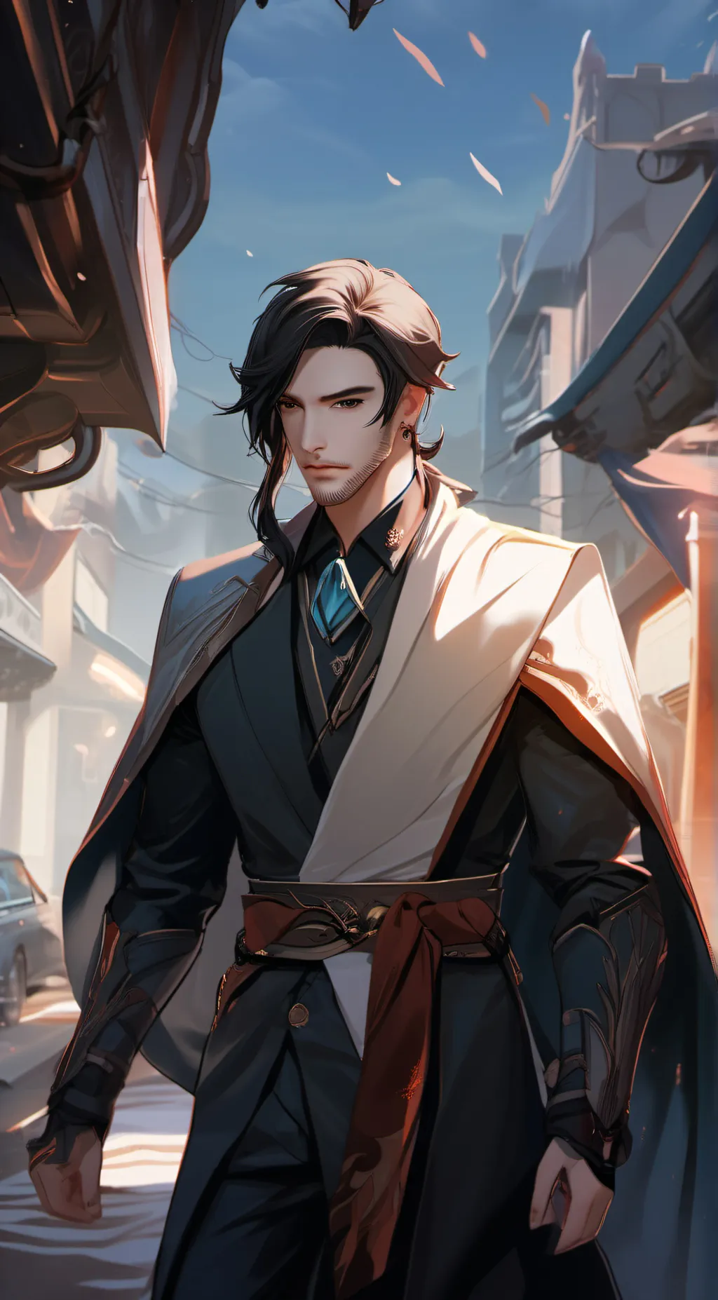 ai character: peter  background