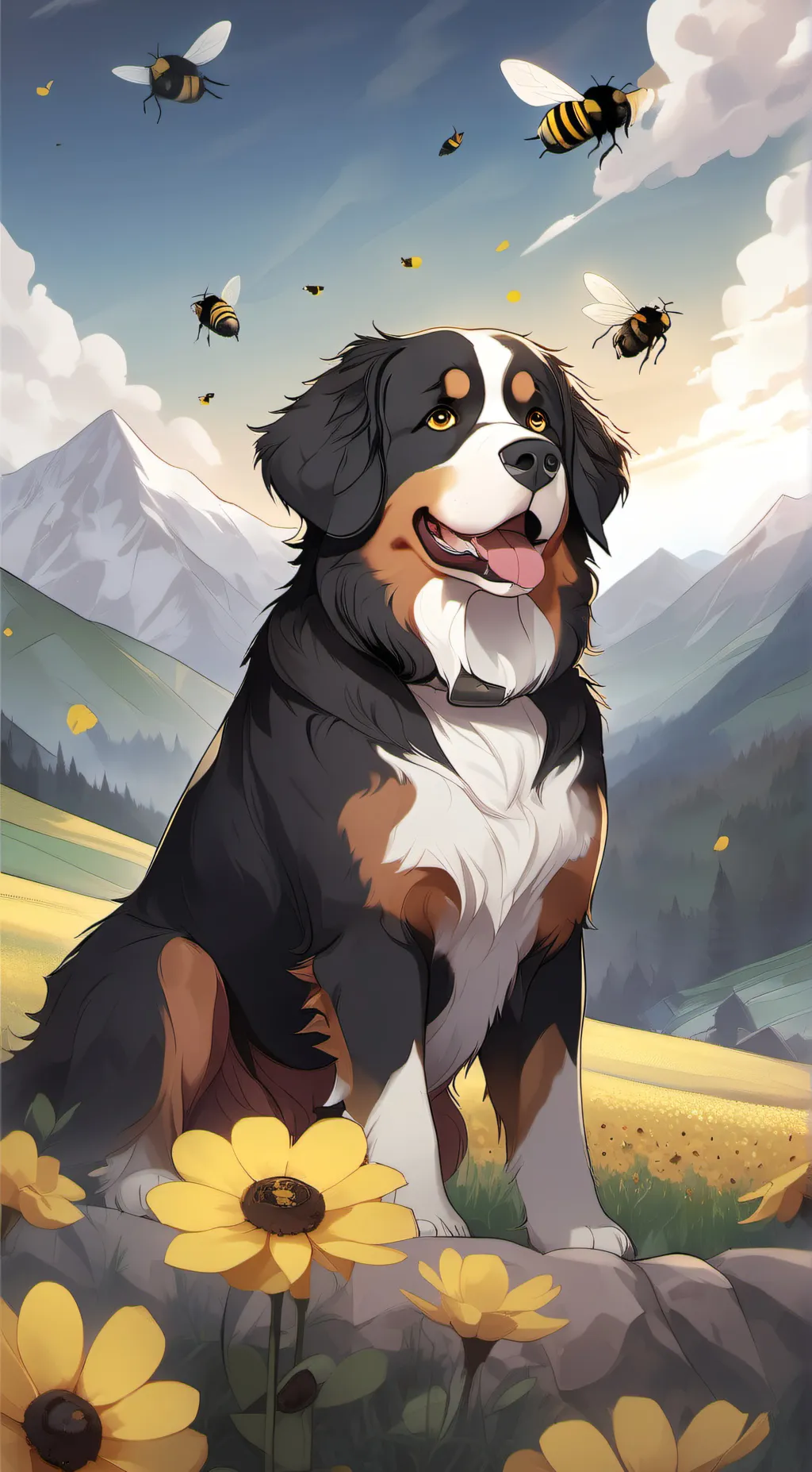 ai character: BumbleBee background