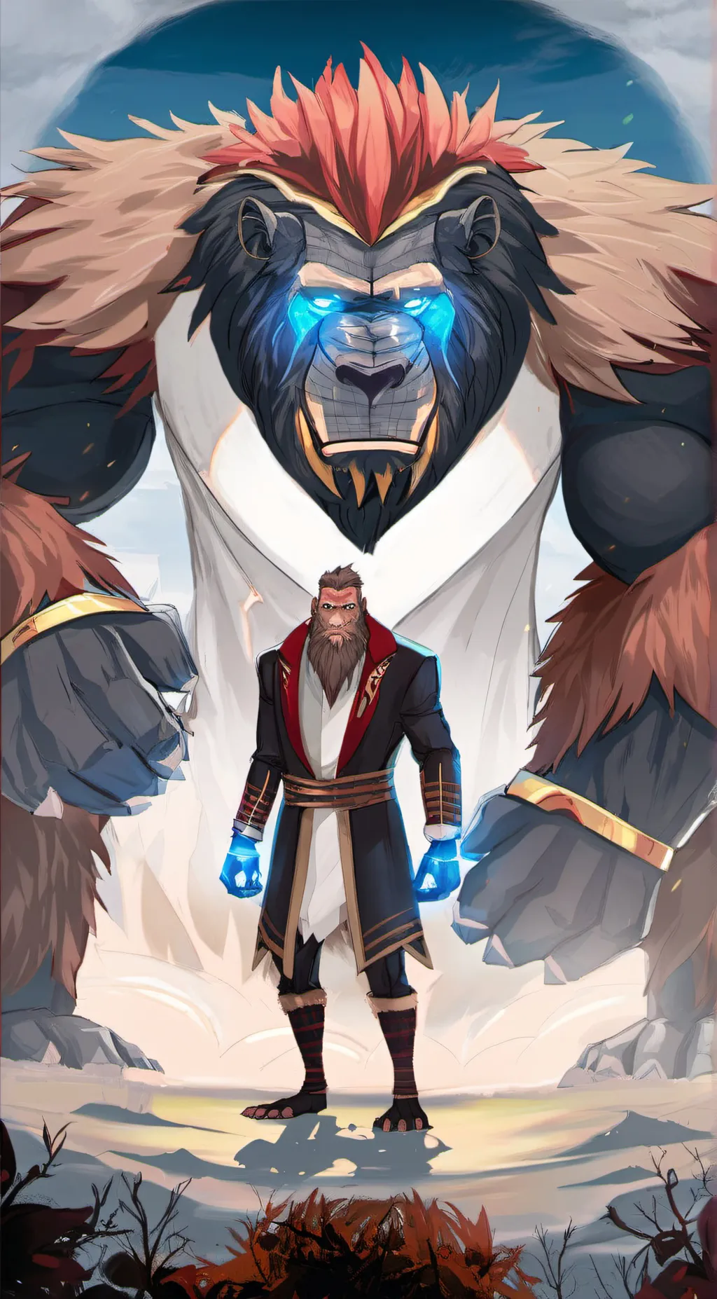 ai character: Scar King background