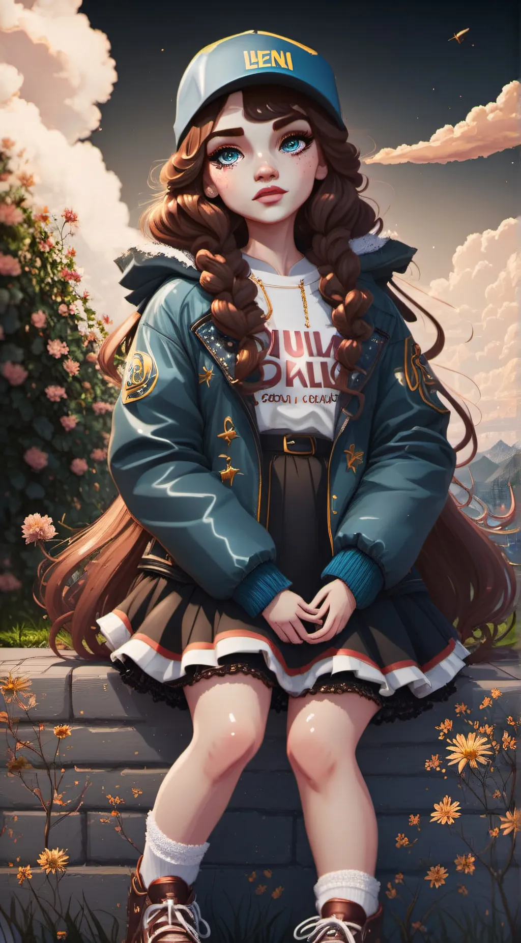 ai character: Lisa  background