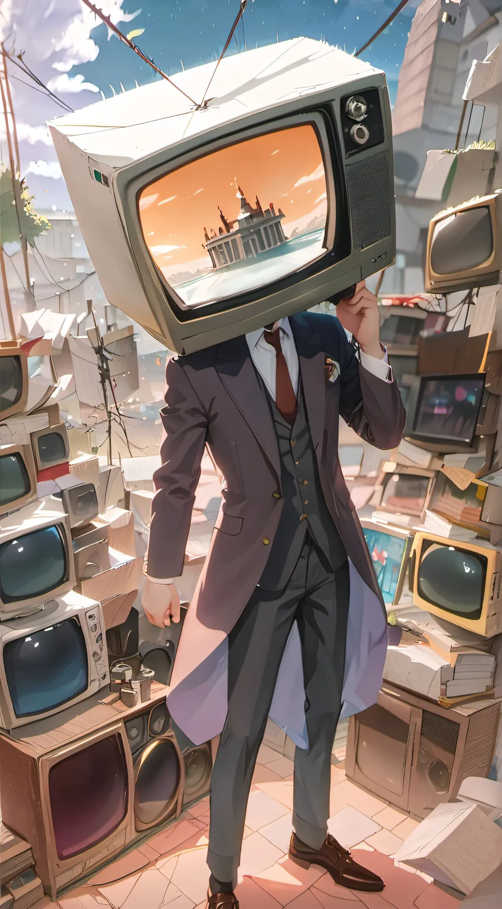 ai character: 𝓽𝓿 𝓶𝓪𝓷 background