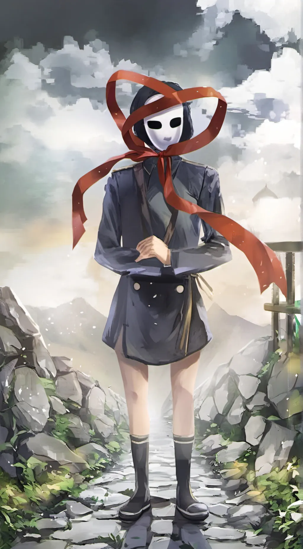 ai character: gangle background