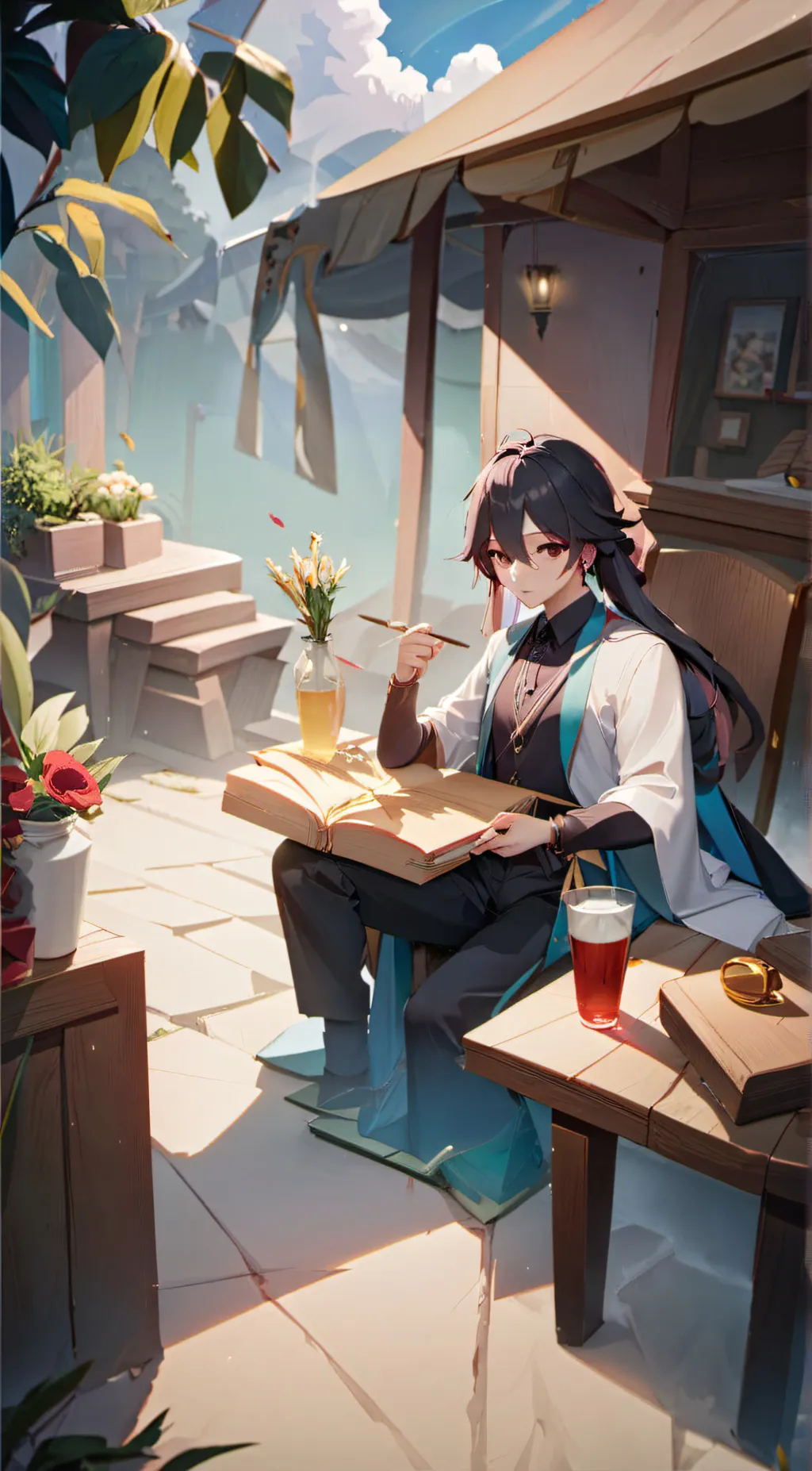 ai character: sara background