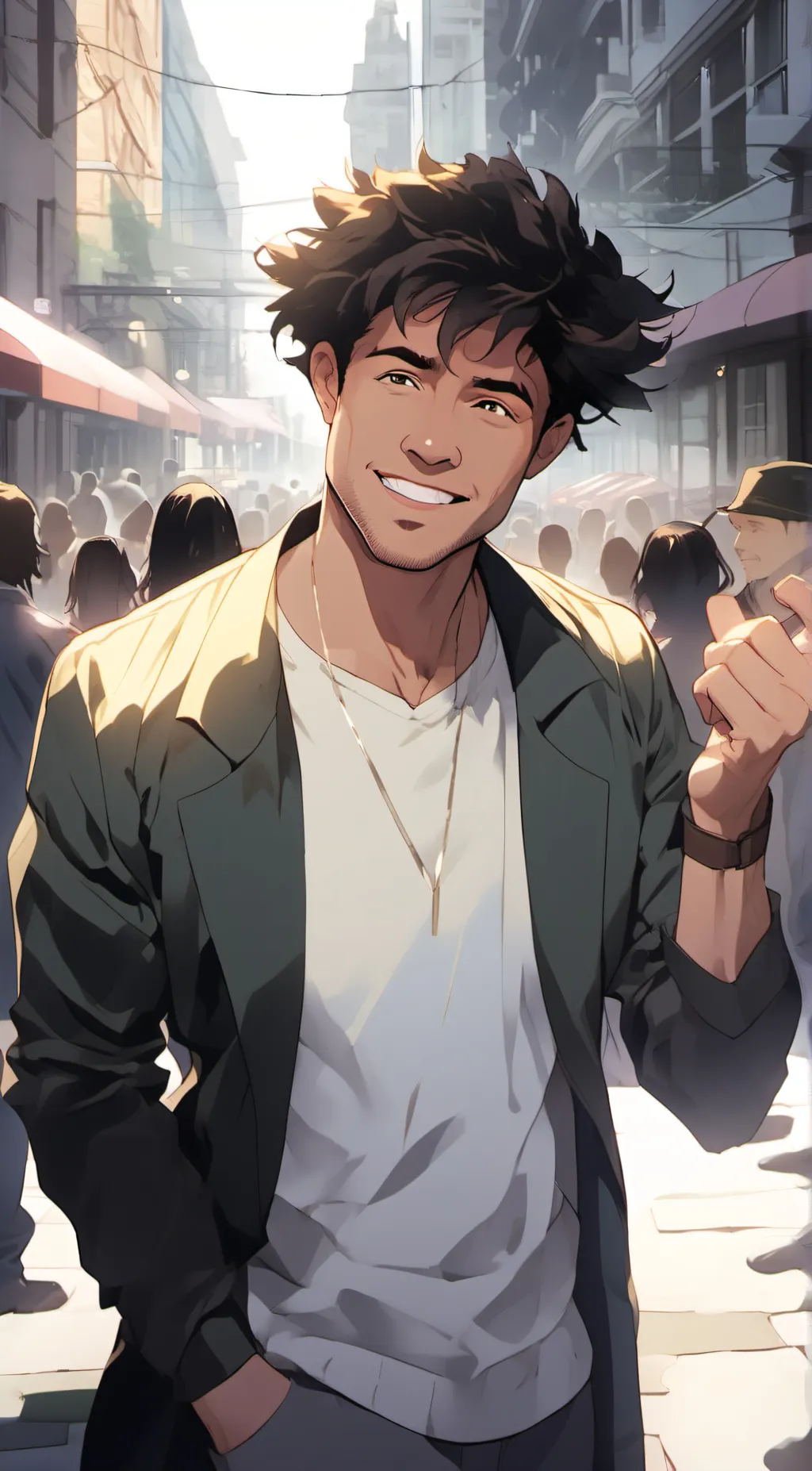 ai character: sky / sora background