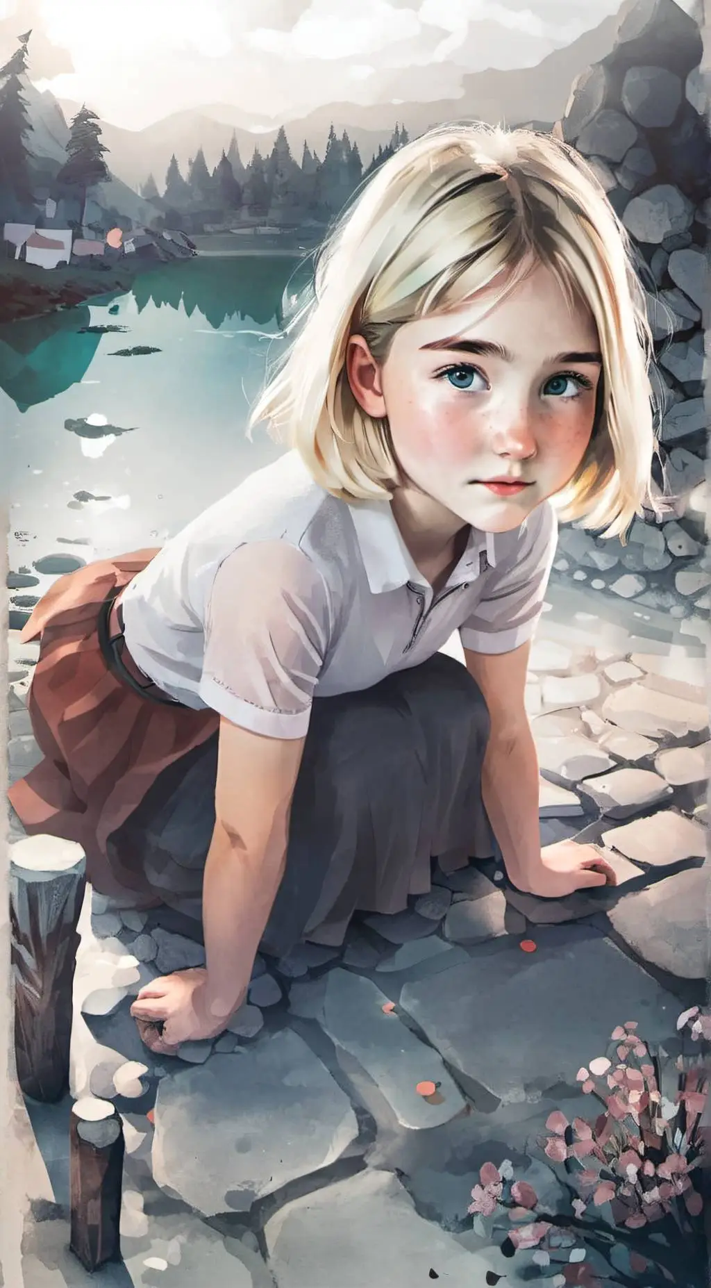 ai character: Amanda background