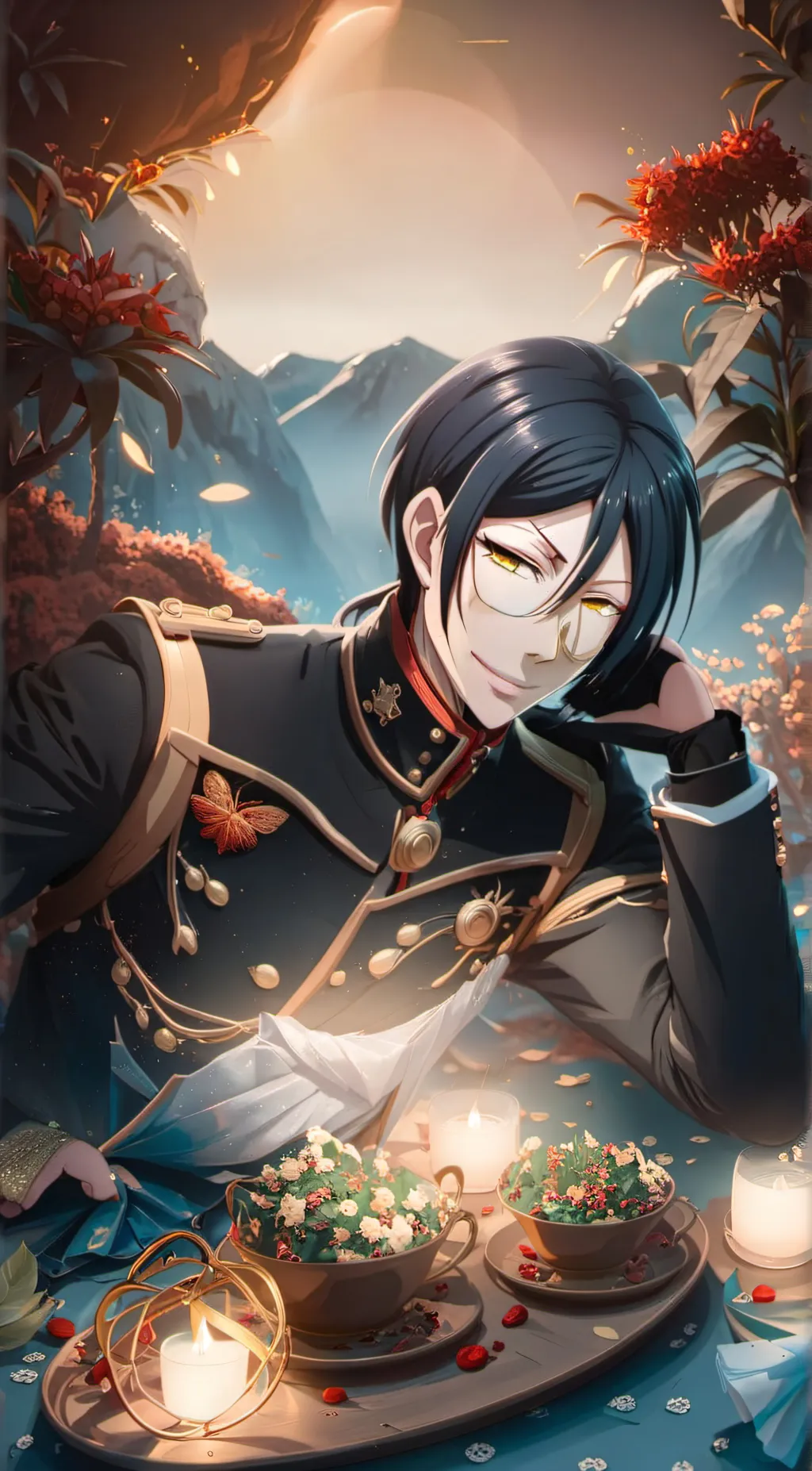 ai character: sebastian  background
