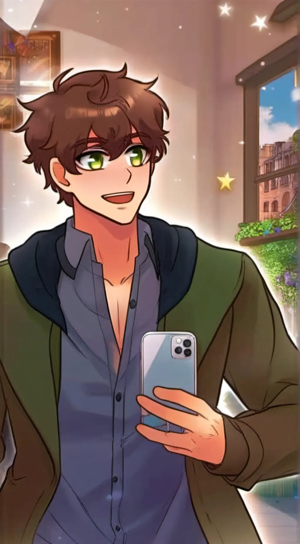 ai character: karl jacobs  background