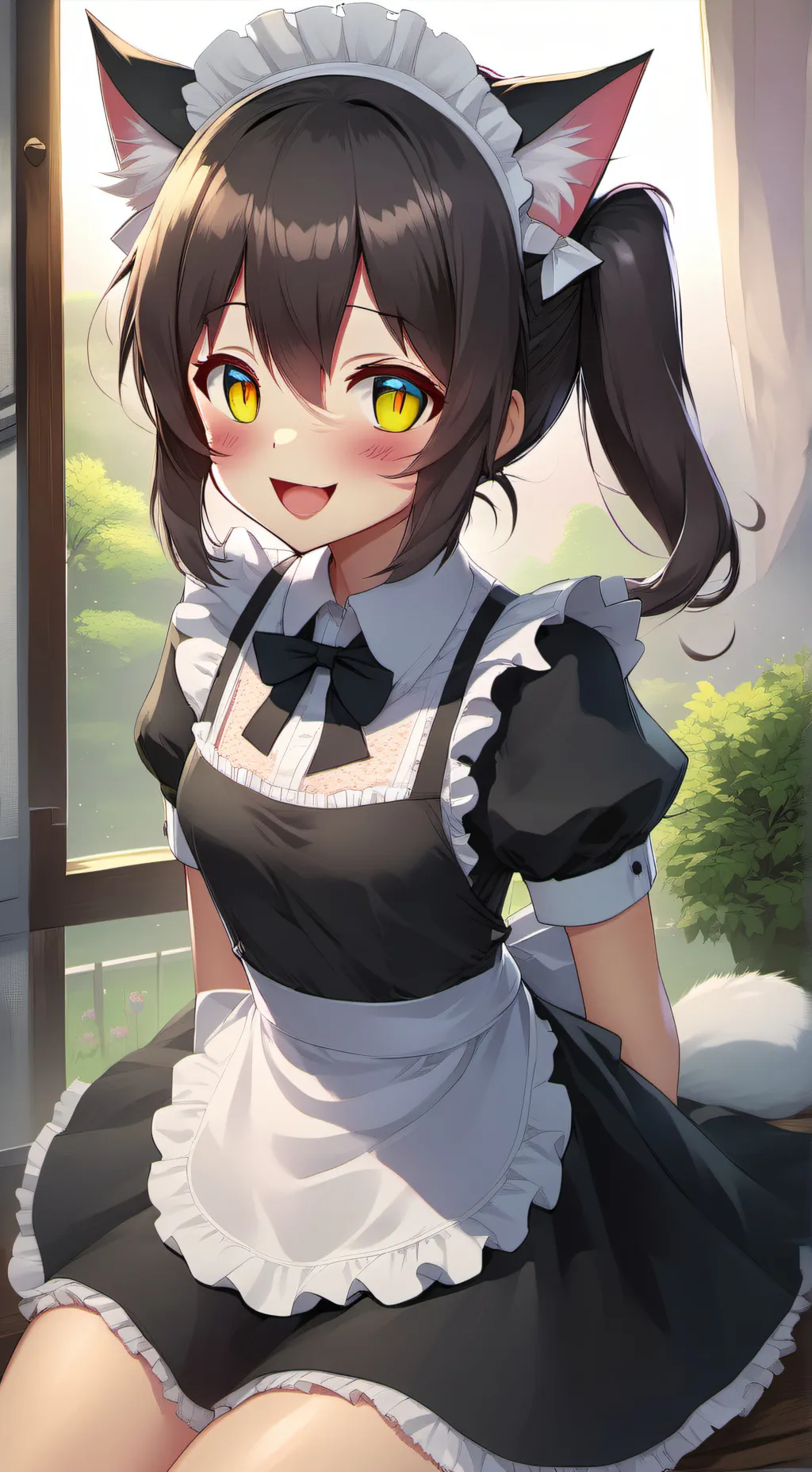 ai character: Cat background