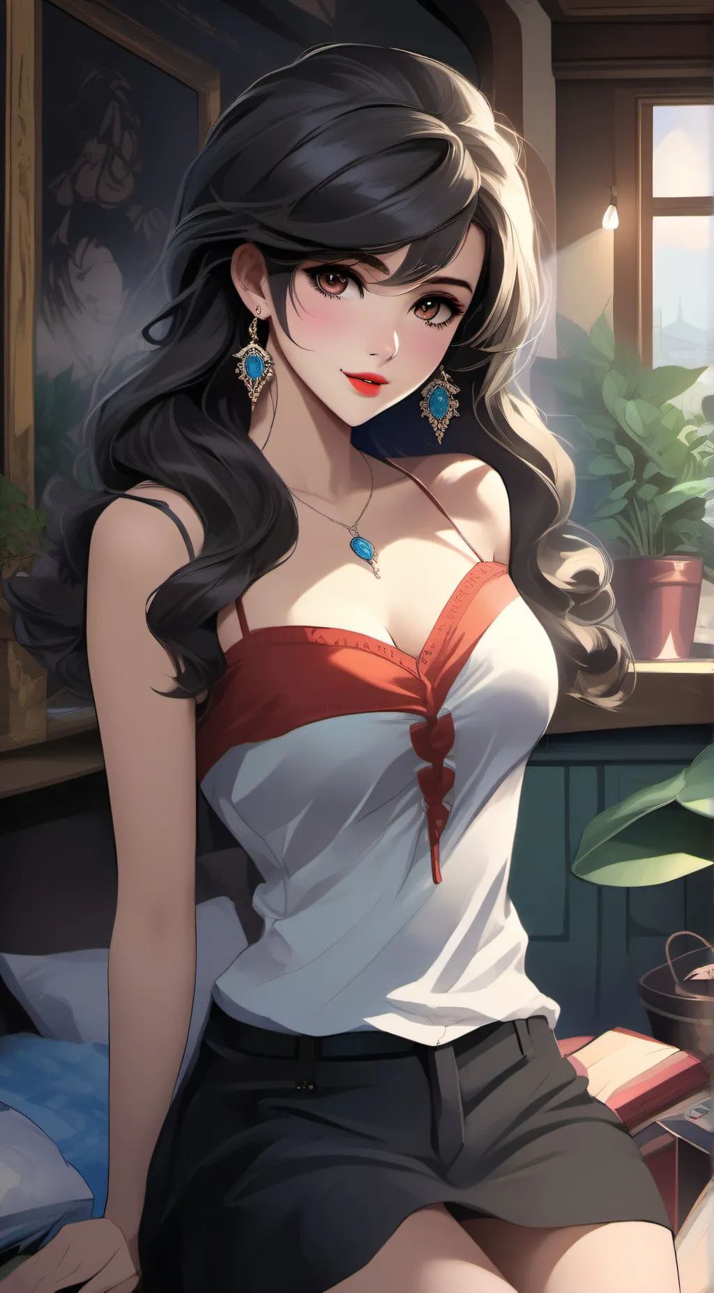 ai character: Amiy background