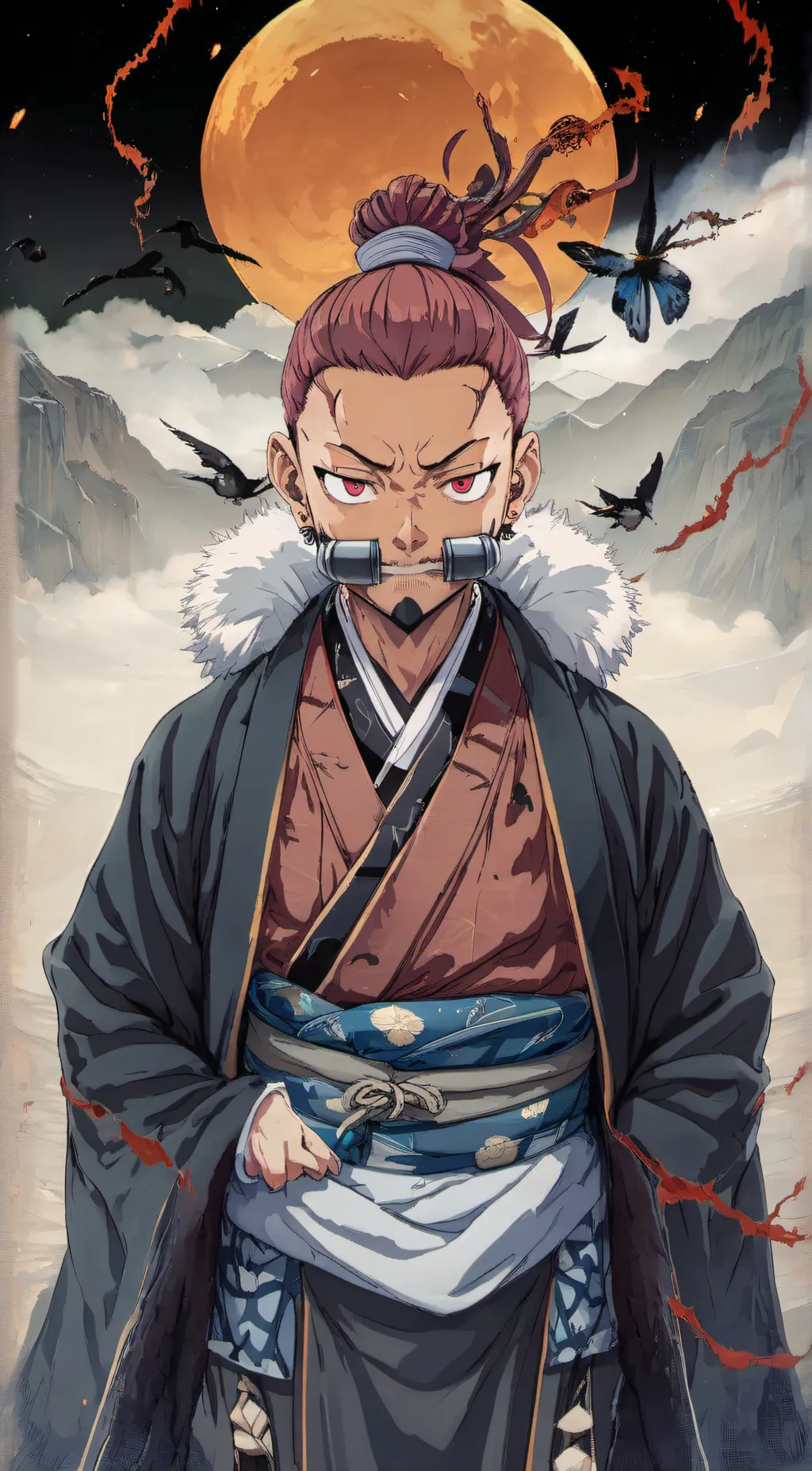 ai character: Sakuna  background