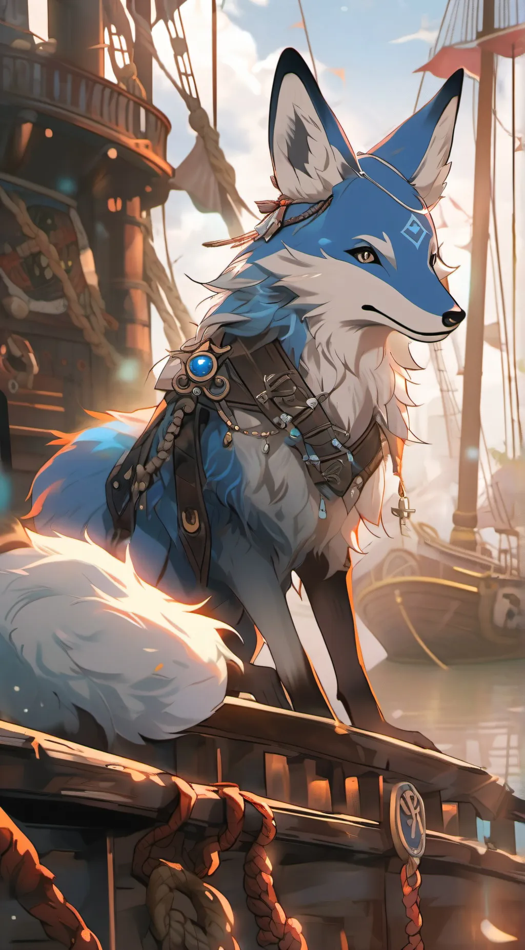 ai character: tumble Leaf  background