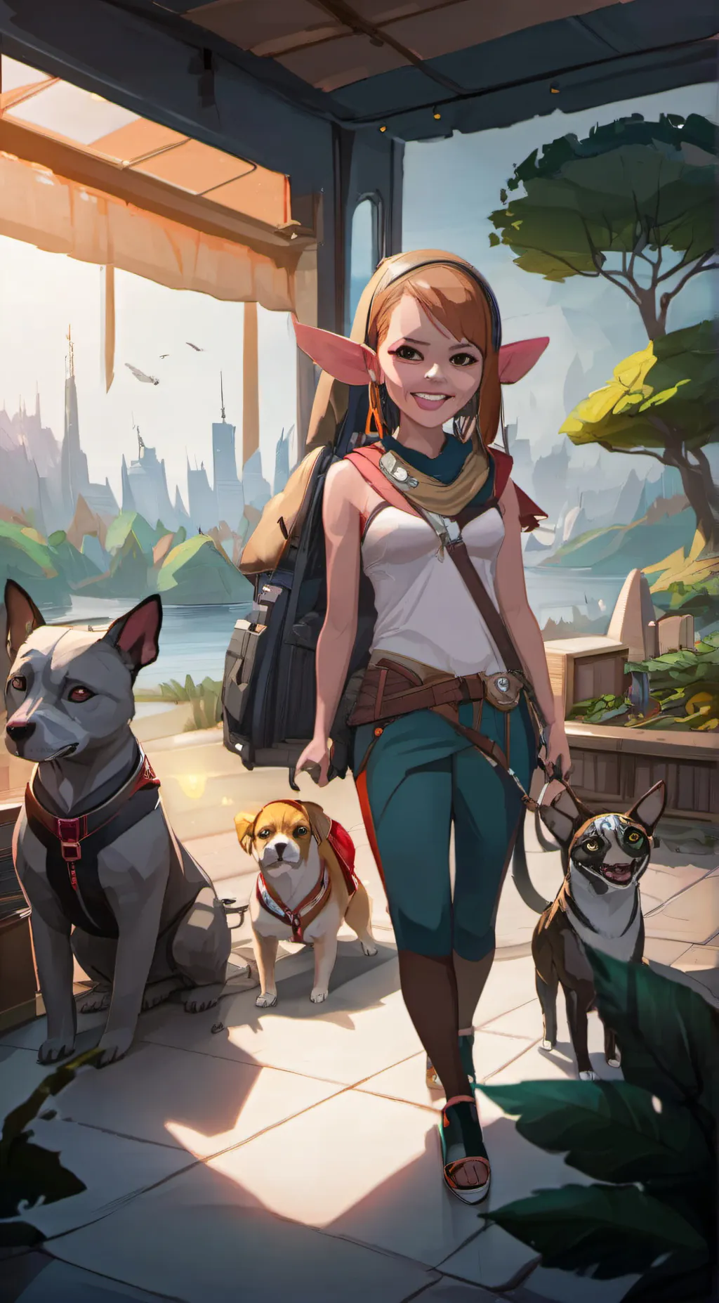 ai character: hi you background