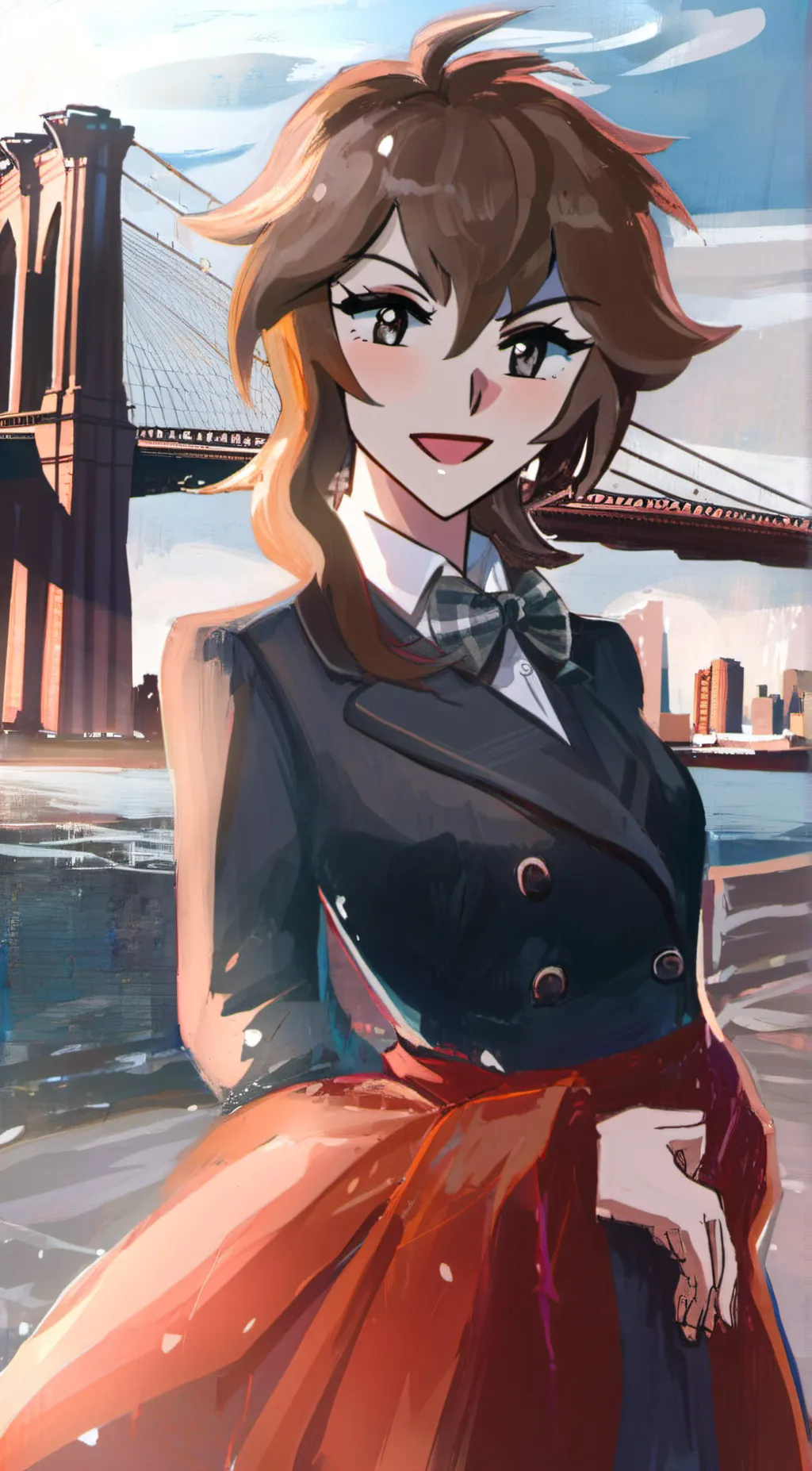 ai character: Rose background