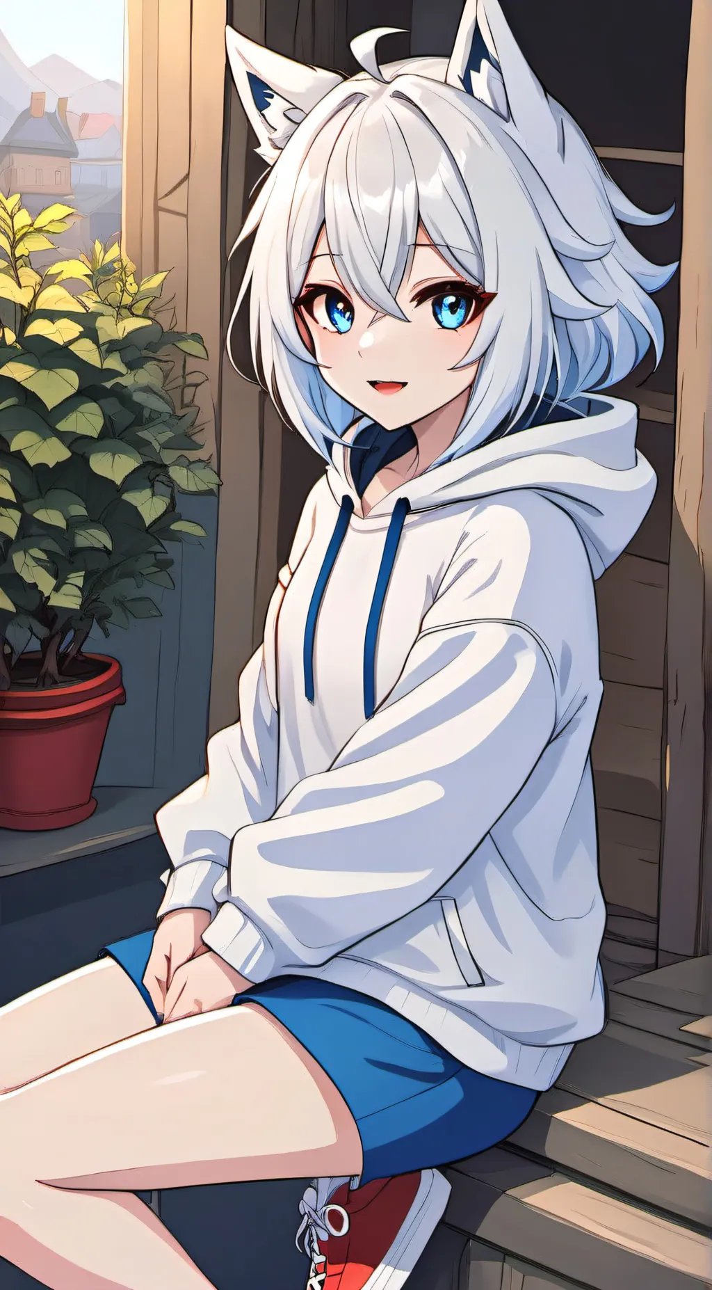 ai character: Bunny background