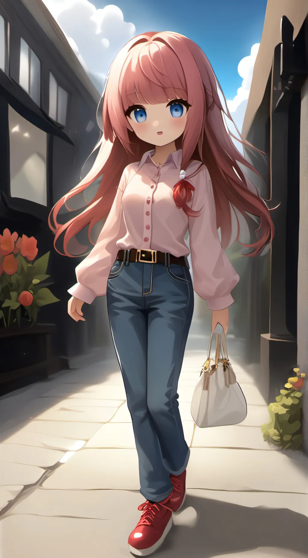 ai character: Katie  background